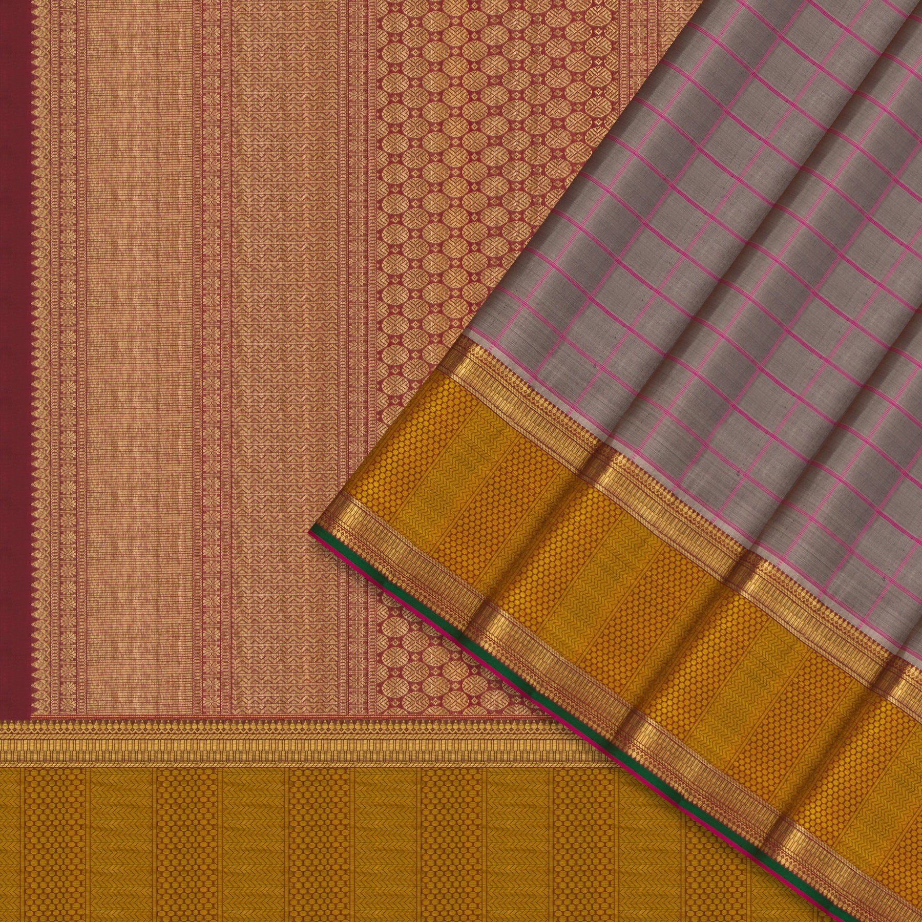 Kanakavalli Kanjivaram Silk Sari 23-110-HS001-09961 - Cover View