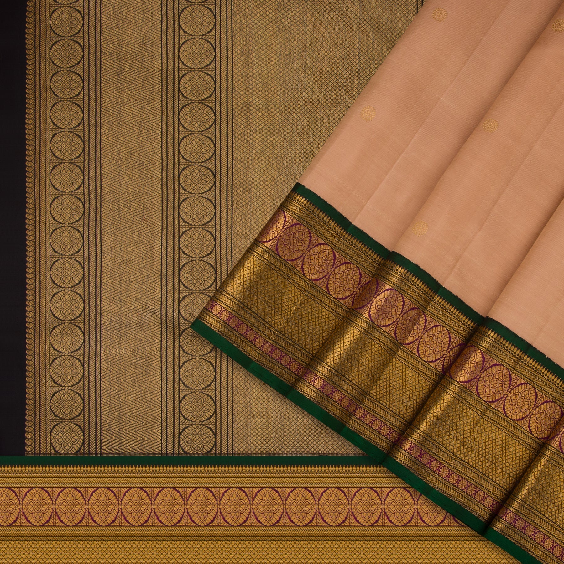 Kanakavalli Kanjivaram Silk Sari 23-110-HS001-00036 - Cover View
