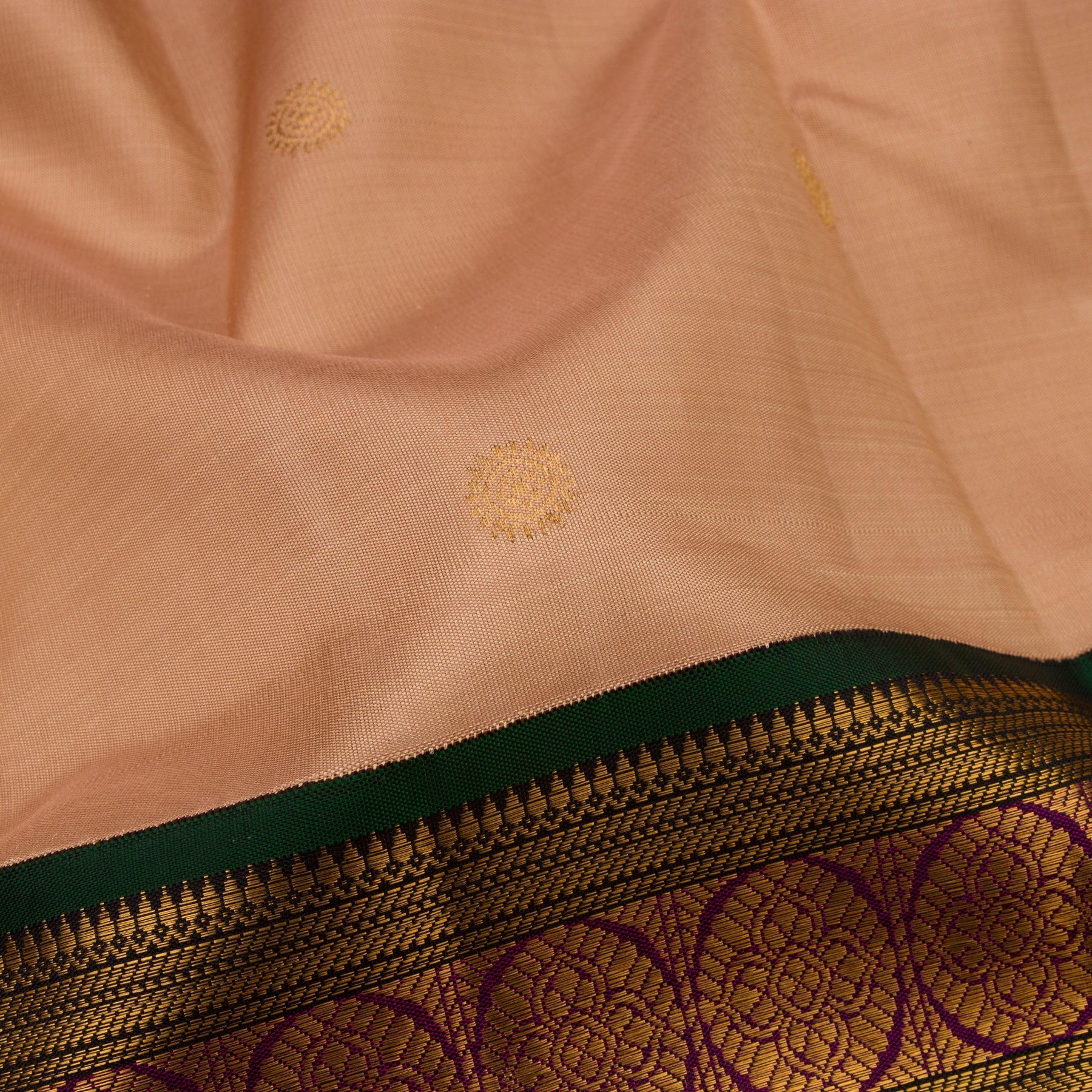 Kanakavalli Kanjivaram Silk Sari 23-110-HS001-00036 - Fabric View