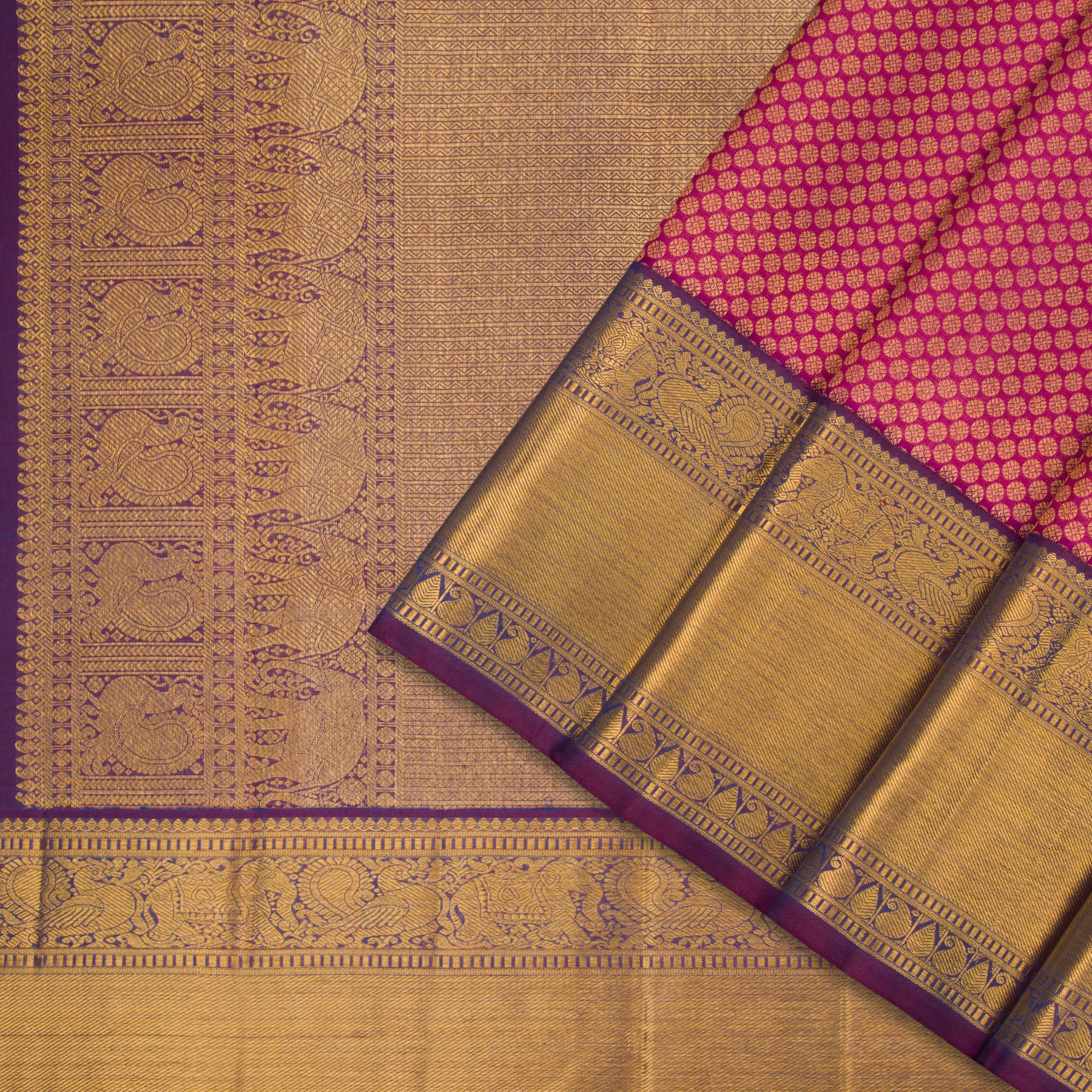 Kanakavalli Kanjivaram Silk Sari 23-110-HS001-00038 - Cover View