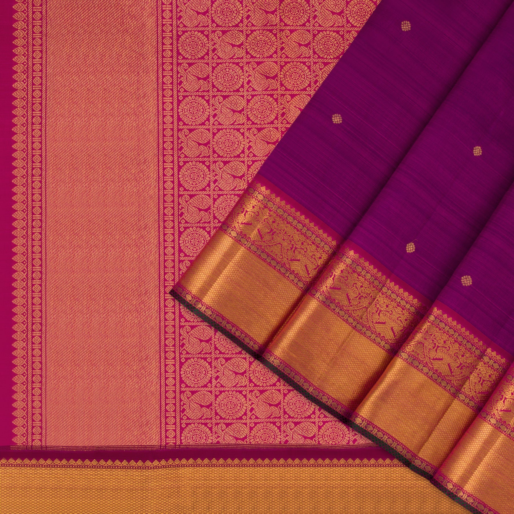 Kanakavalli Kanjivaram Silk Sari 23-110-HS001-00067 - Cover View