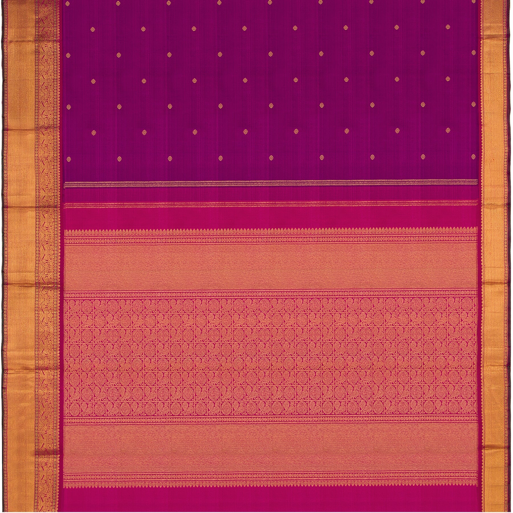 Kanakavalli Kanjivaram Silk Sari 23-110-HS001-00067 - Full View
