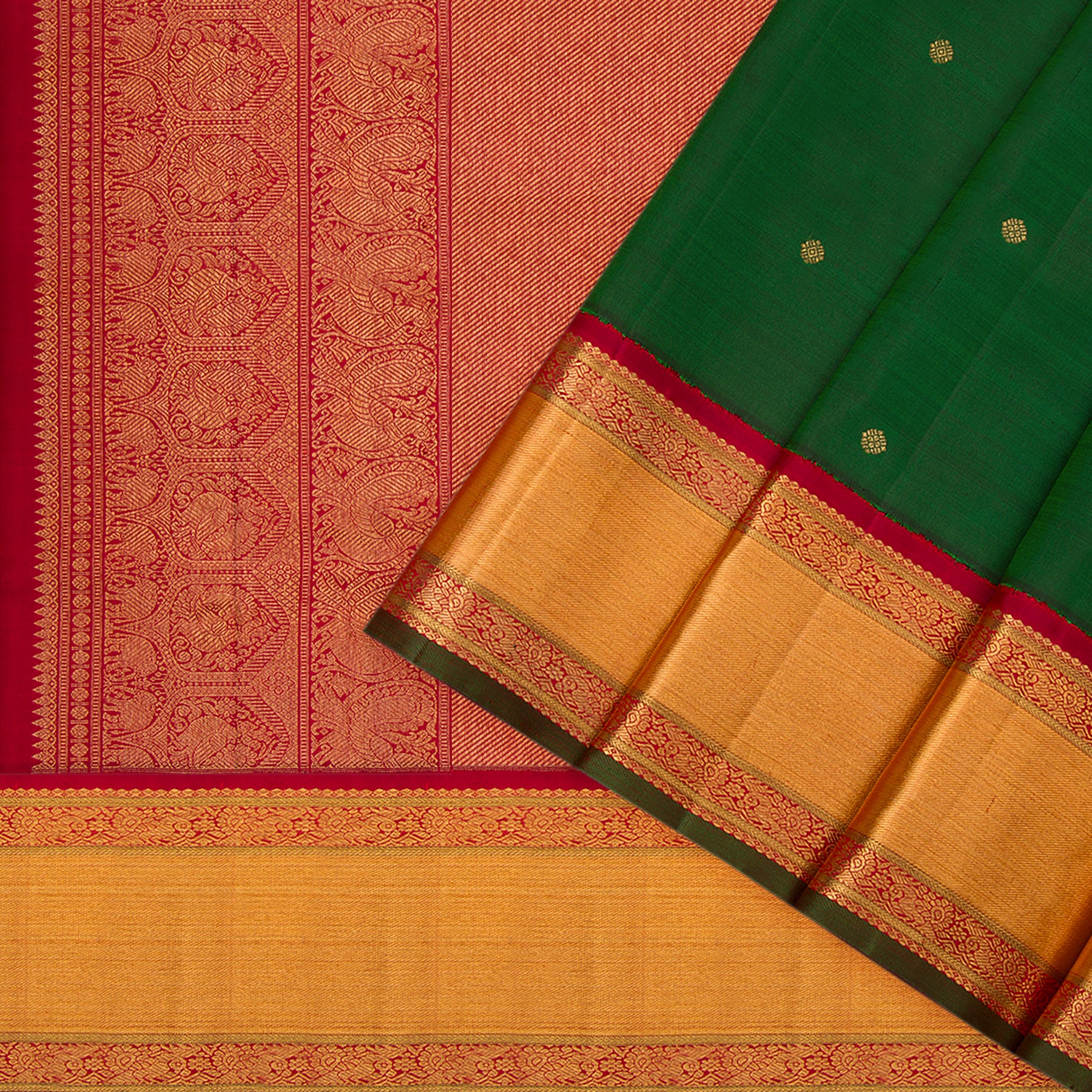 Kanakavalli Kanjivaram Silk Sari 23-110-HS001-00068 - Cover View