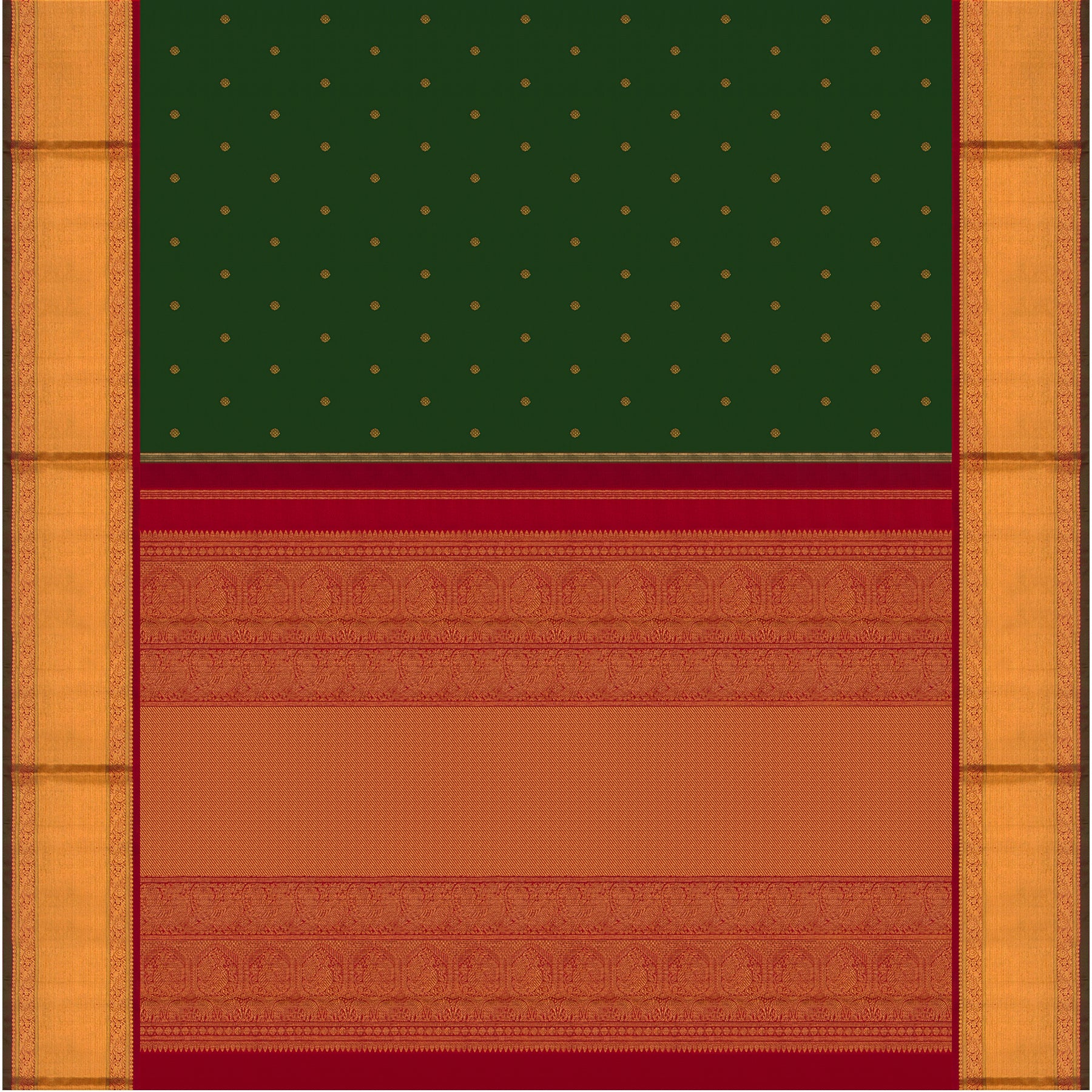 Kanakavalli Kanjivaram Silk Sari 23-110-HS001-00068 - Full View