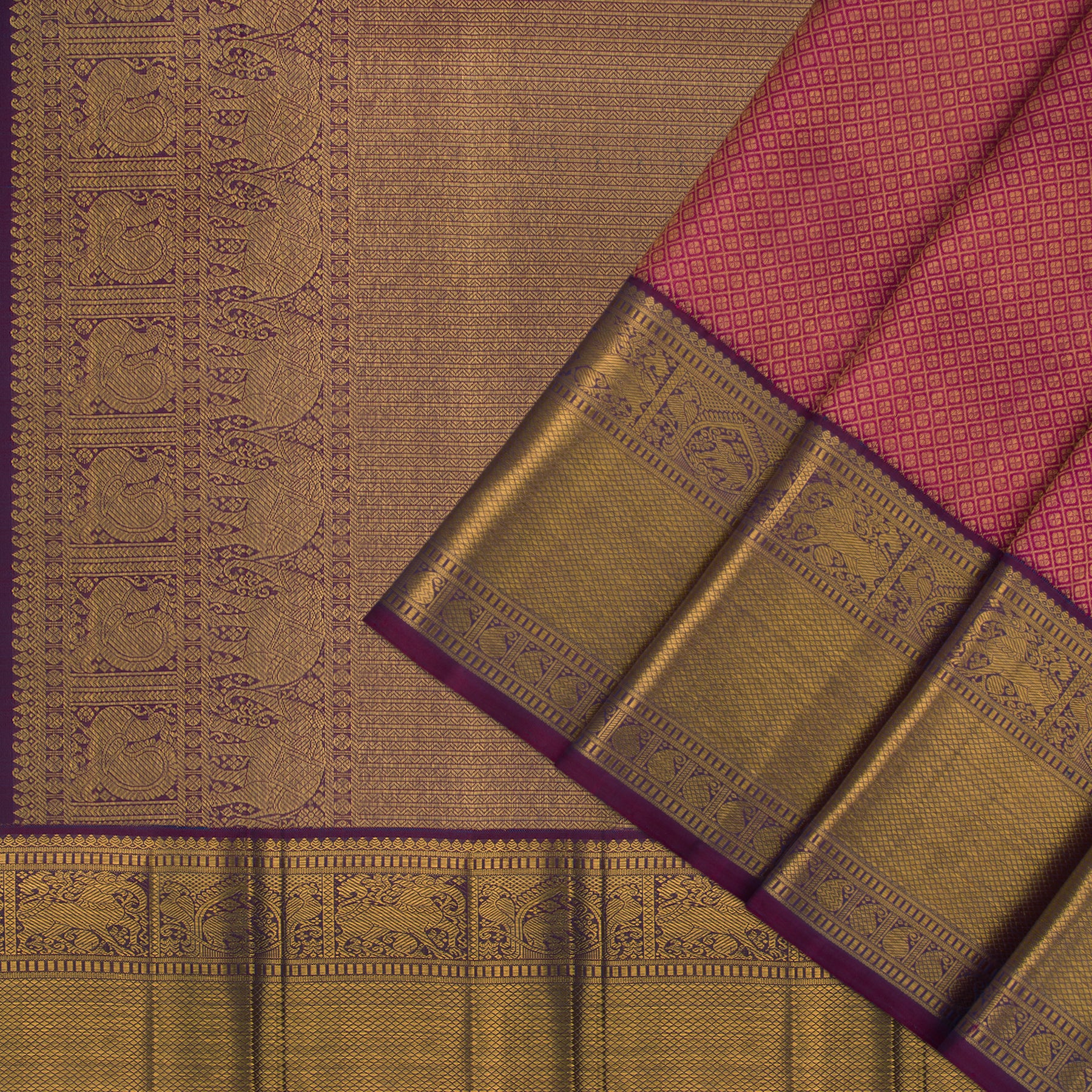 Kanakavalli Kanjivaram Silk Sari 23-110-HS001-00071 - Cover View