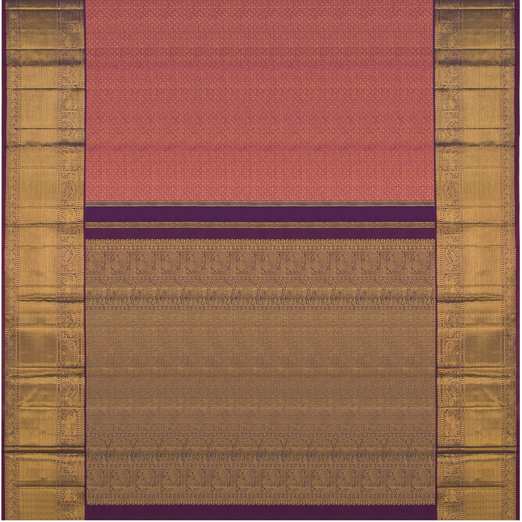 Kanakavalli Kanjivaram Silk Sari 23-110-HS001-00071 - Full View