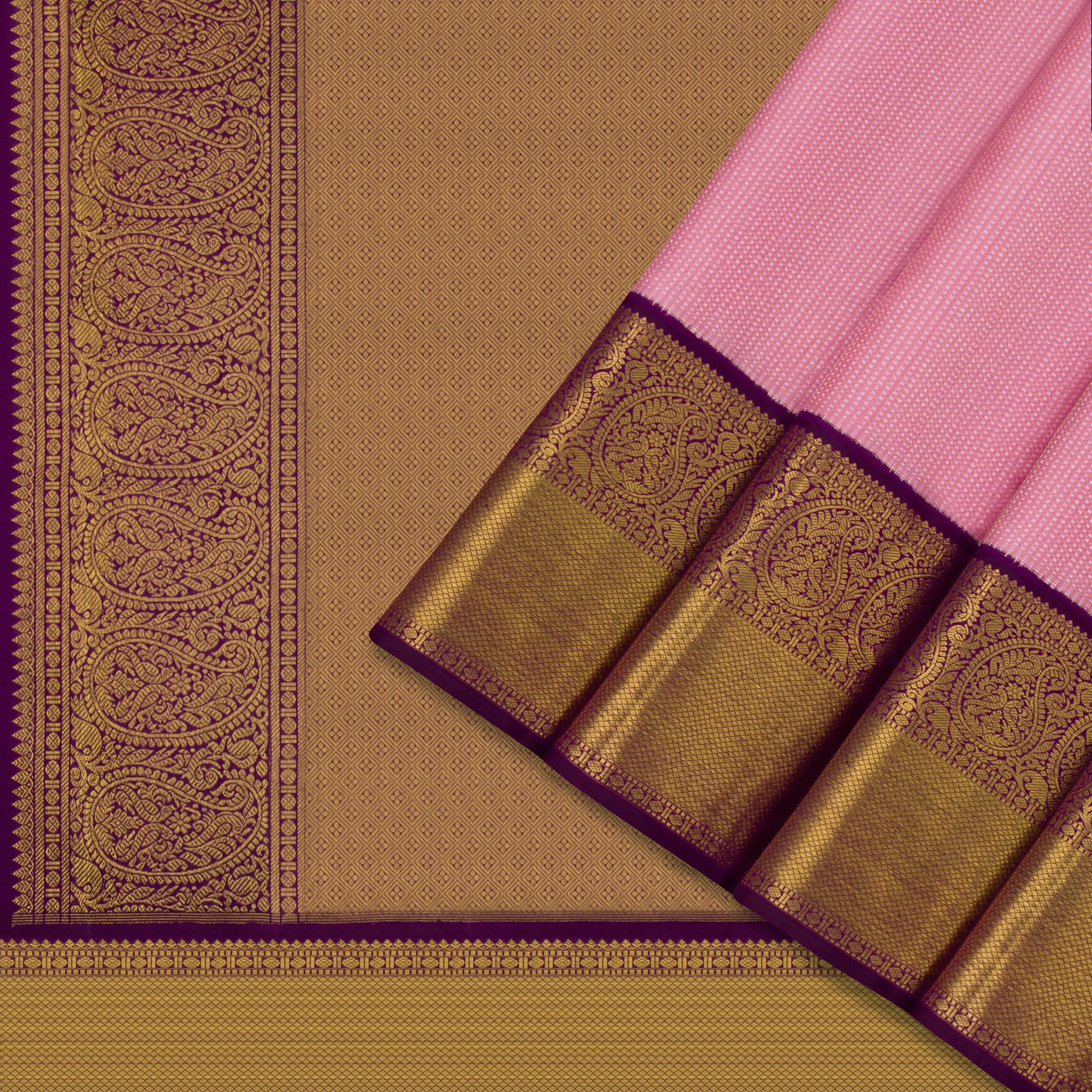 Kanakavalli Kanjivaram Silk Sari 23-110-HS001-00074 - Cover View