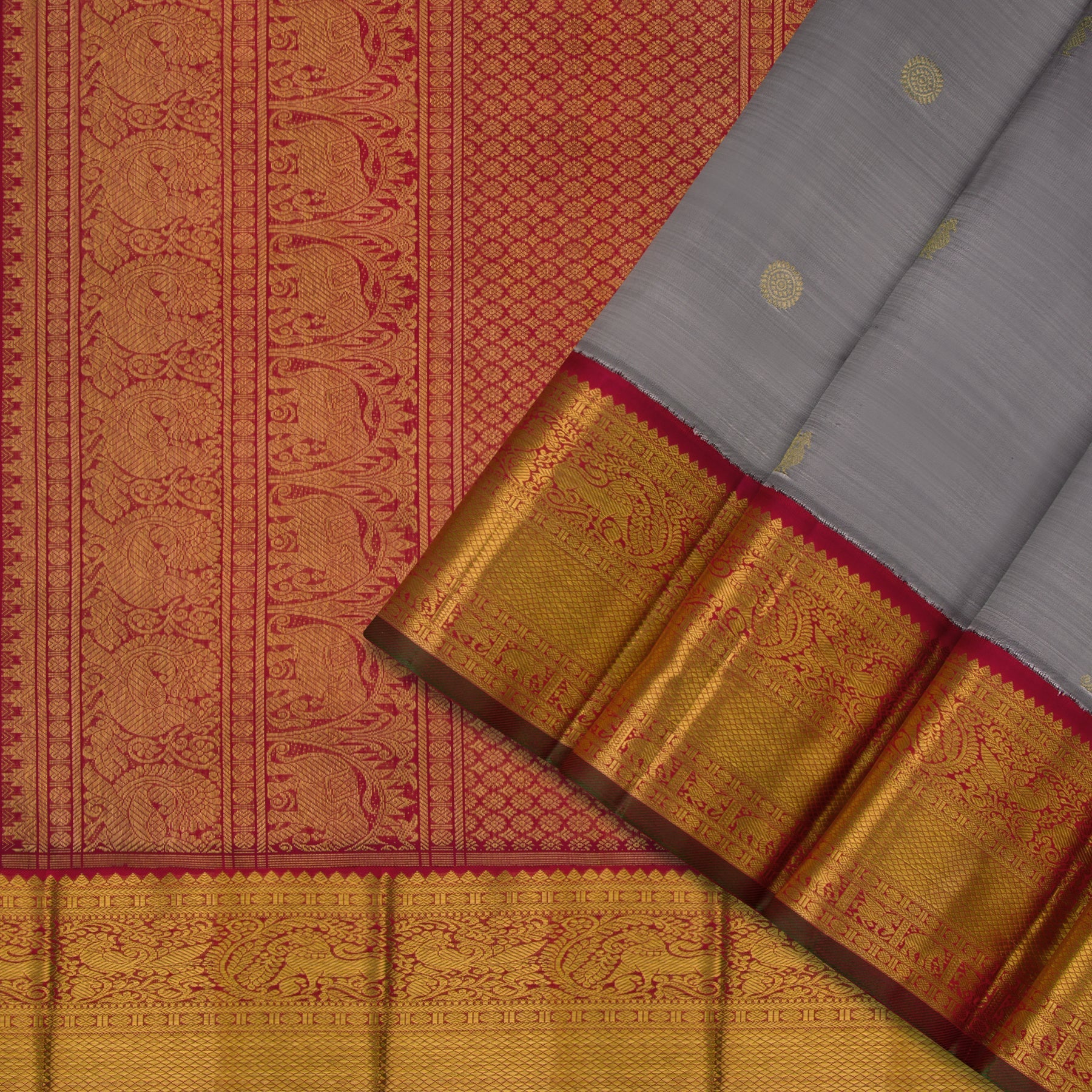 Kanakavalli Kanjivaram Silk Sari 23-110-HS001-00912 - Cover View
