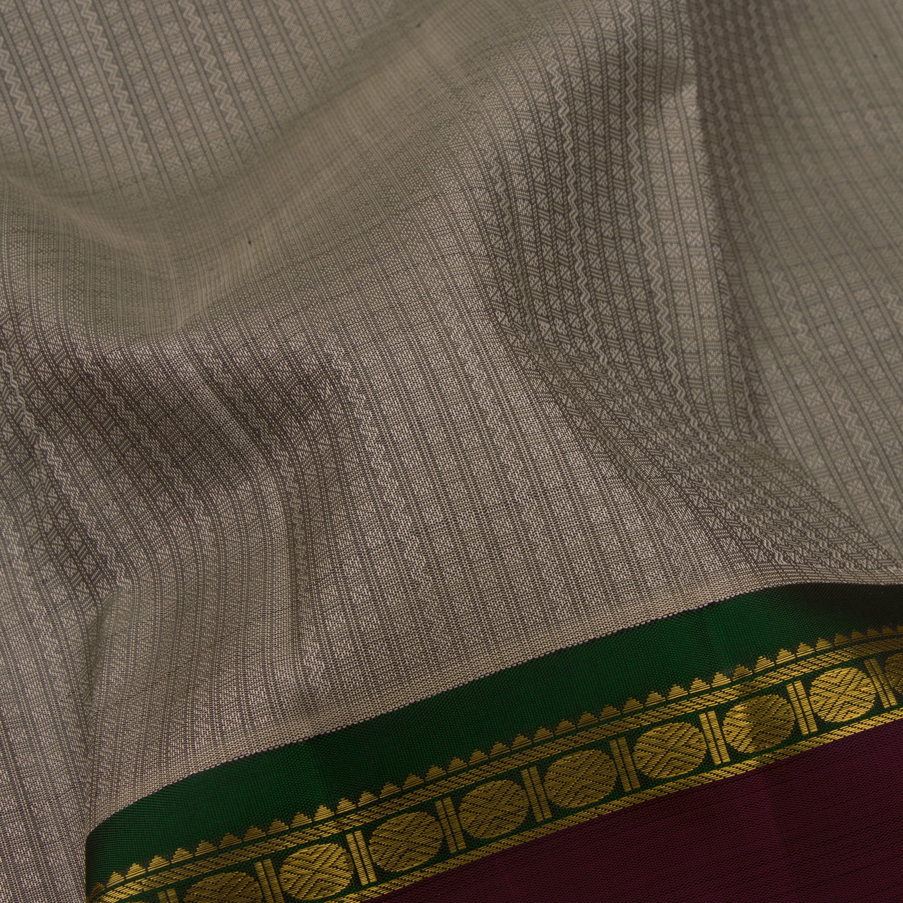 Kanakavalli Kanjivaram Silk Sari 23-110-HS001-00931 - Fabric View