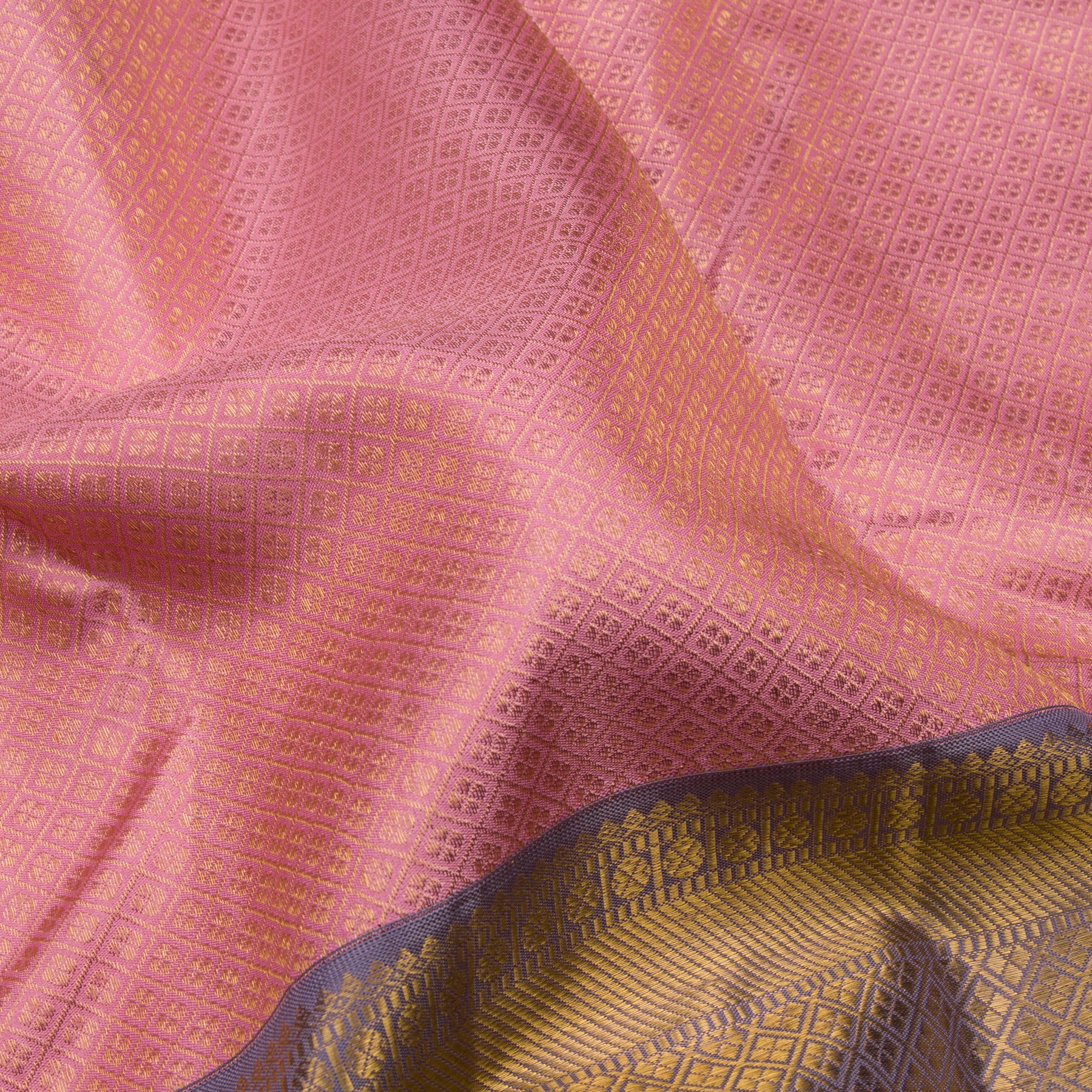 Kanakavalli Kanjivaram Silk Sari 23-110-HS001-00958 - Fabric View