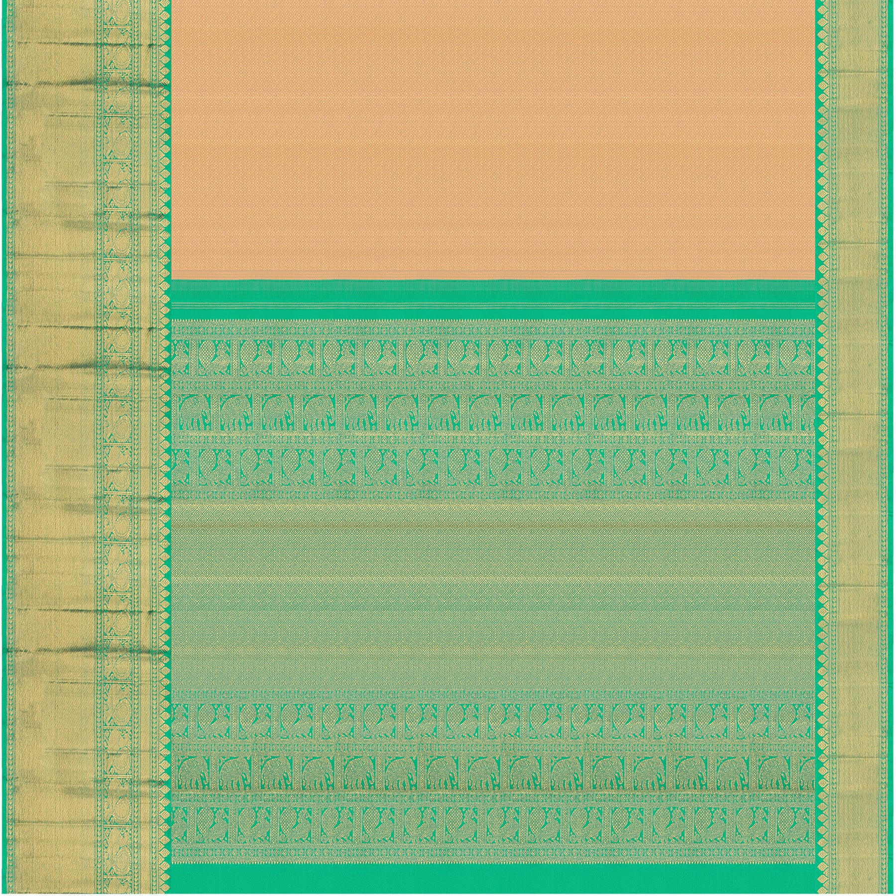 Kanakavalli Kanjivaram Silk Sari 23-110-HS001-00960 - Full View