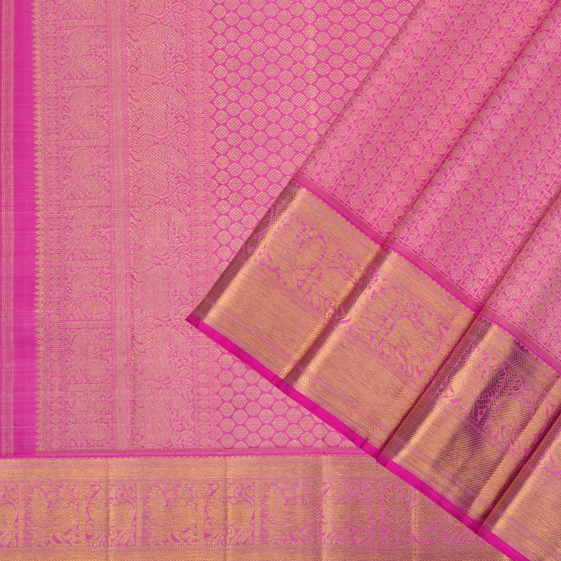 Kanakavalli Kanjivaram Silk Sari 23-110-HS001-00982 - Cover View