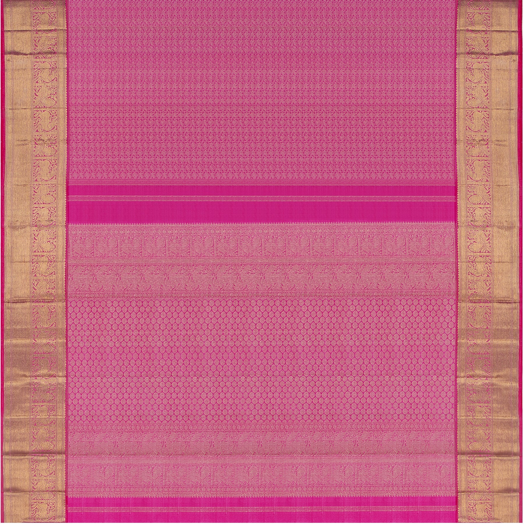 Kanakavalli Kanjivaram Silk Sari 23-110-HS001-00982 - Full View