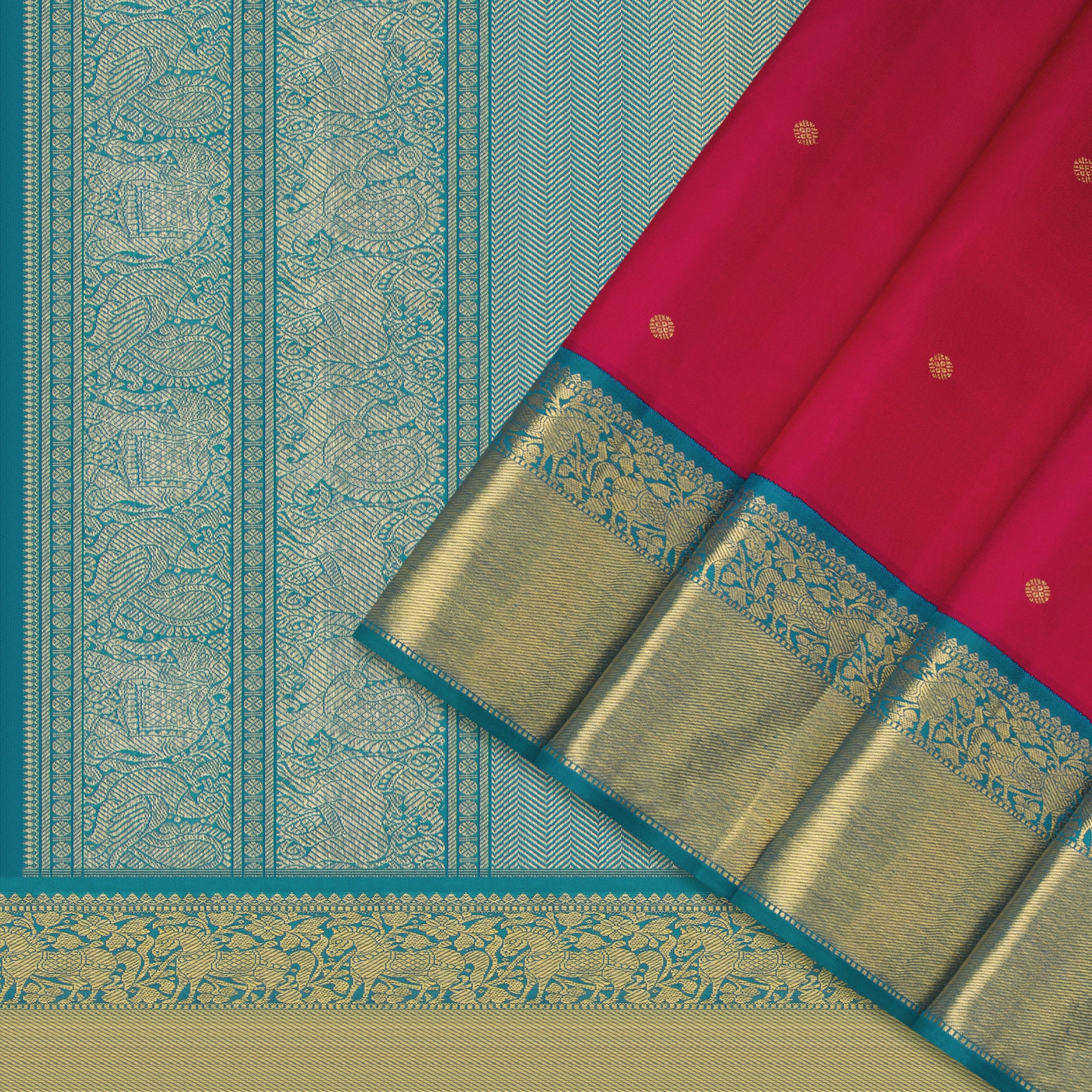 Kanakavalli Kanjivaram Silk Sari 23-110-HS001-00994 - Cover View