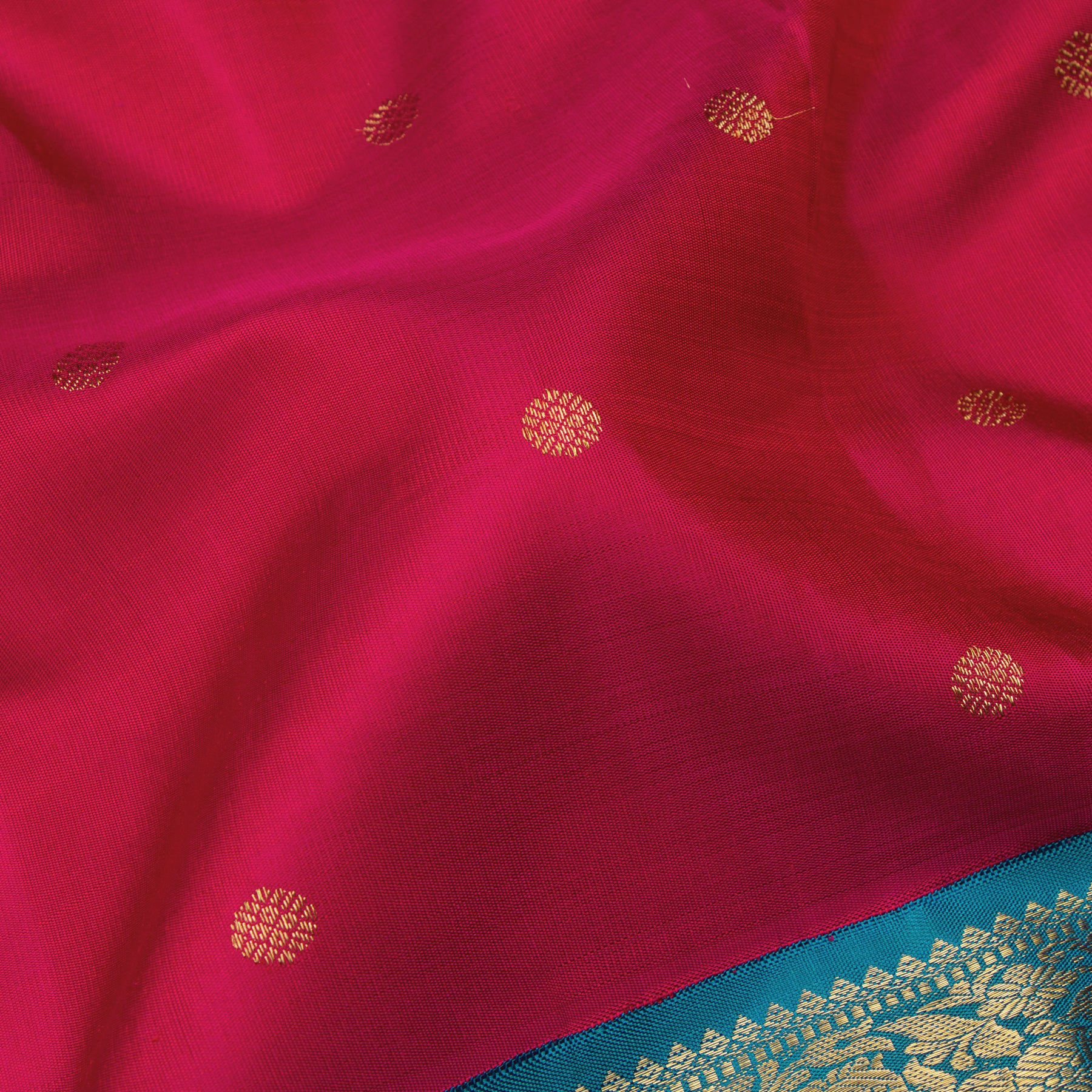 Kanakavalli Kanjivaram Silk Sari 23-110-HS001-00994 - Fabric View