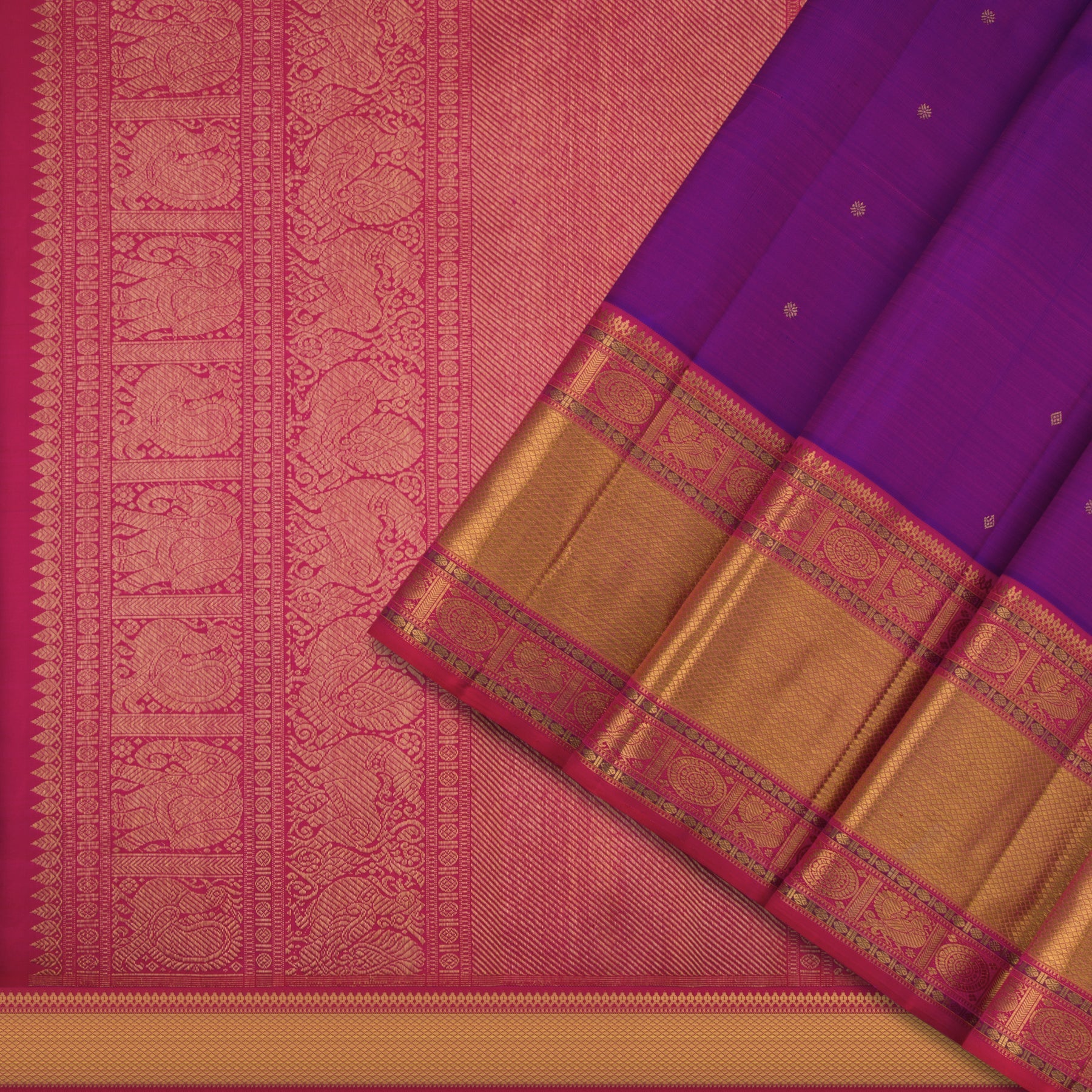 Kanakavalli Kanjivaram Silk Sari 23-110-HS001-01006 - Cover View