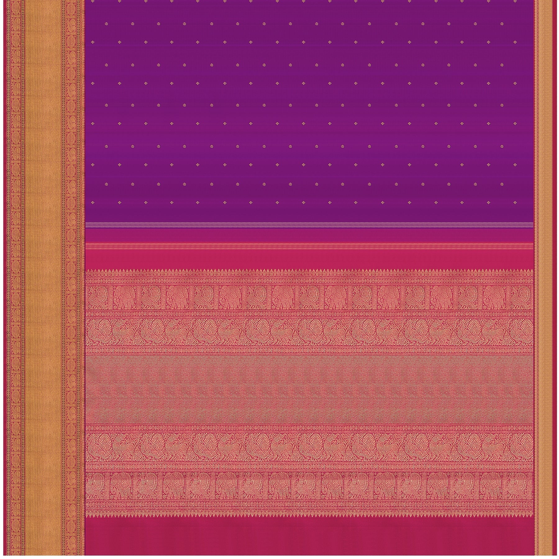 Kanakavalli Kanjivaram Silk Sari 23-110-HS001-01006 - Full View
