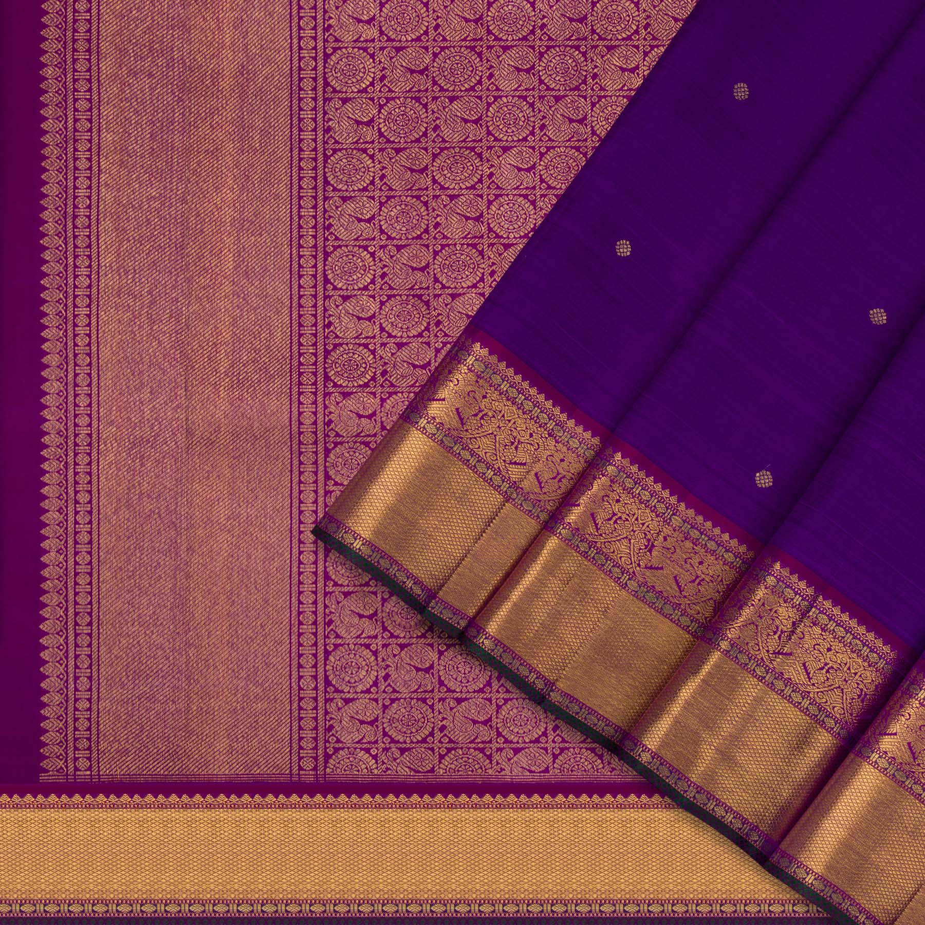 Kanakavalli Kanjivaram Silk Sari 23-110-HS001-01016 - Cover View
