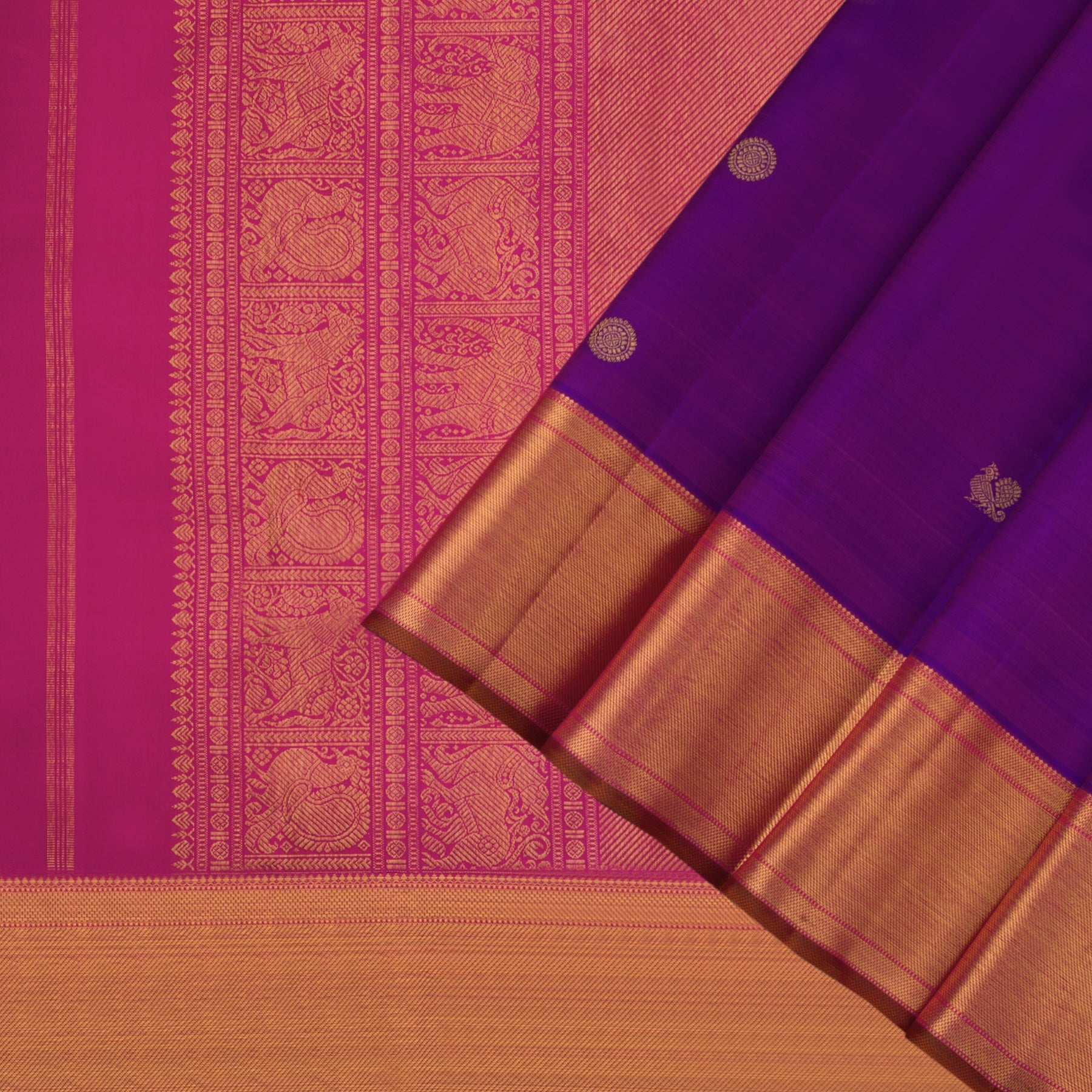 Kanakavalli Kanjivaram Silk Sari 23-110-HS001-01024 - Cover View