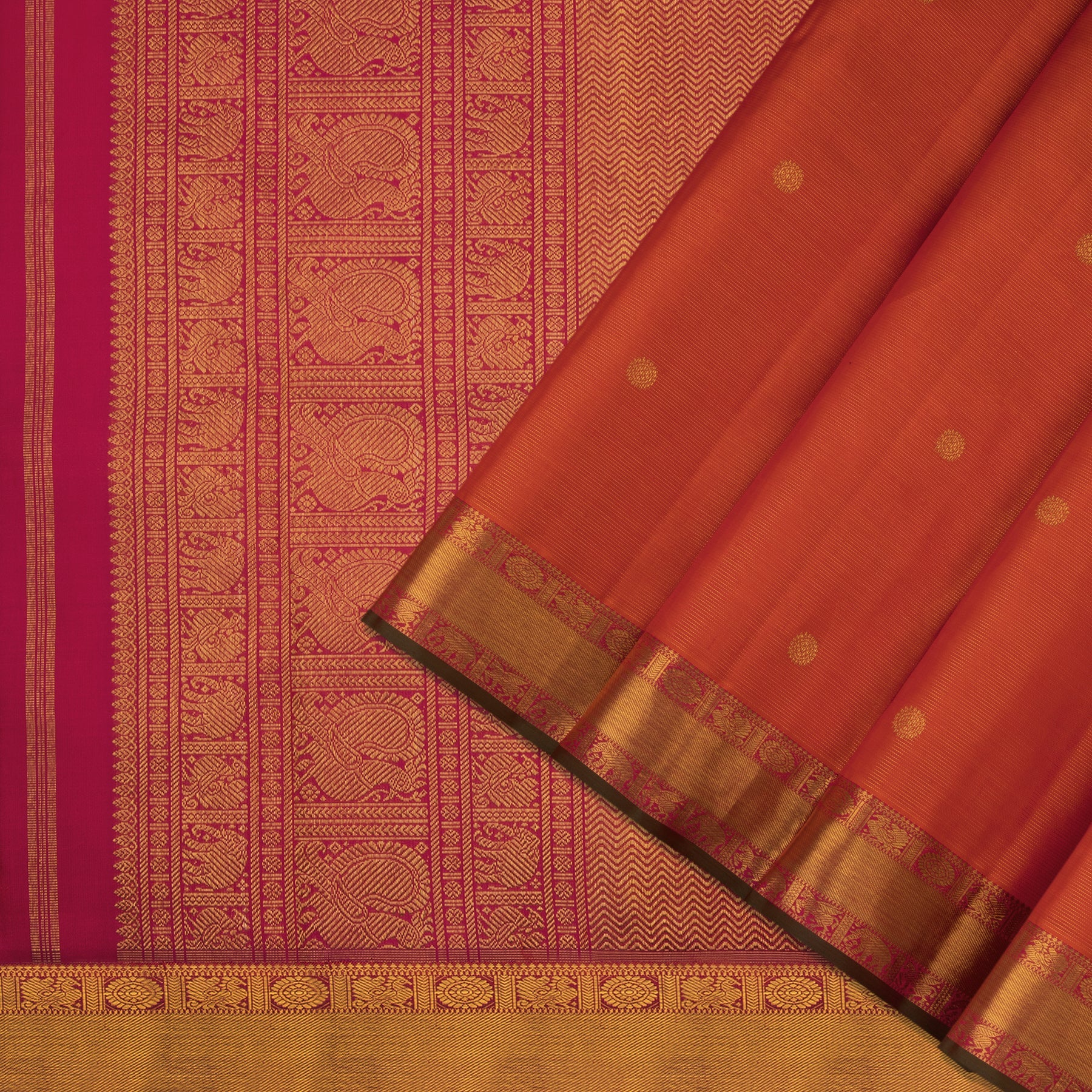 Kanakavalli Kanjivaram Silk Sari 23-110-HS001-01031 - Cover View