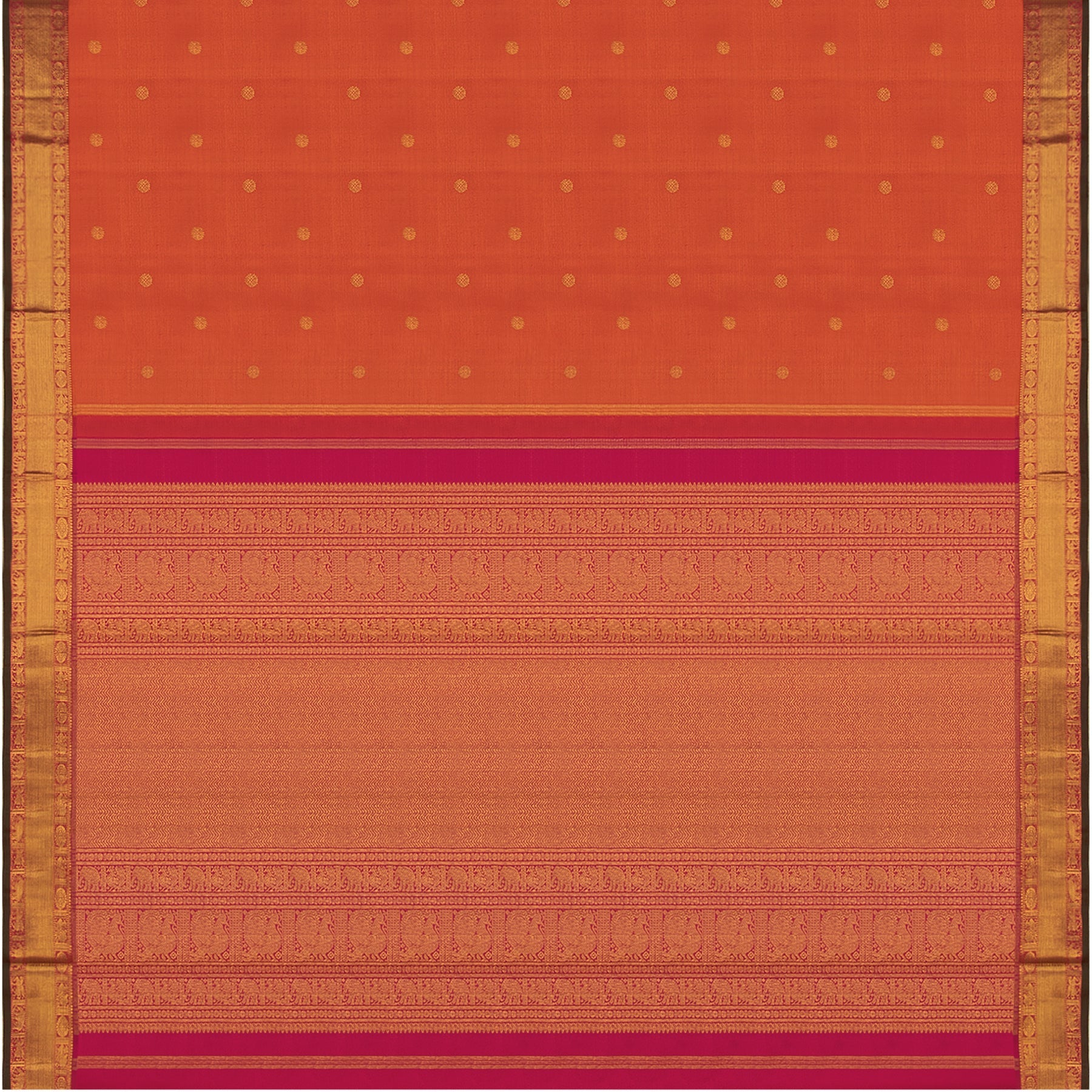 Kanakavalli Kanjivaram Silk Sari 23-110-HS001-01031 - Full View