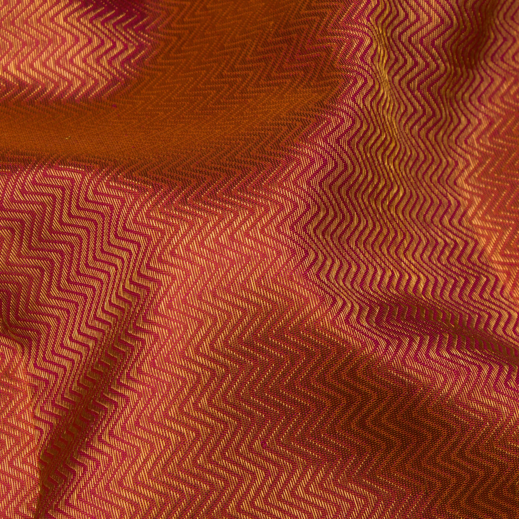 Kanakavalli Kanjivaram Silk Sari 23-110-HS001-01047 - Fabric View