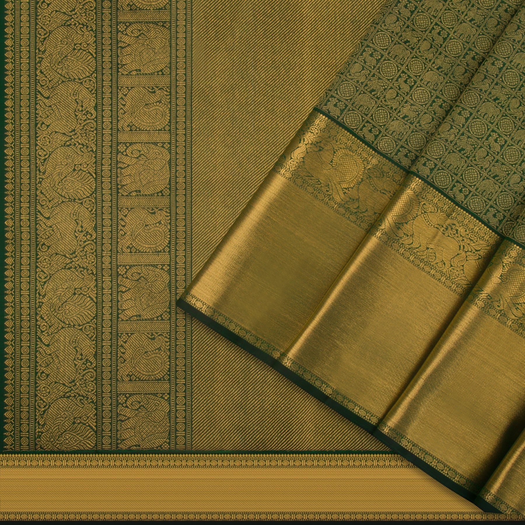 Kanakavalli Kanjivaram Silk Sari 23-110-HS001-02117 - Cover View