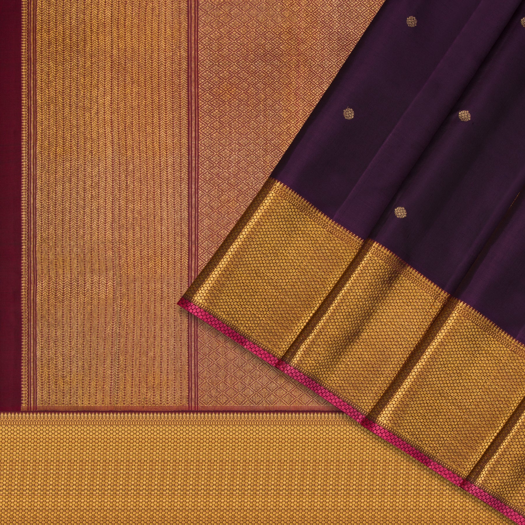 Kanakavalli Kanjivaram Silk Sari 23-110-HS001-02124 - Cover View