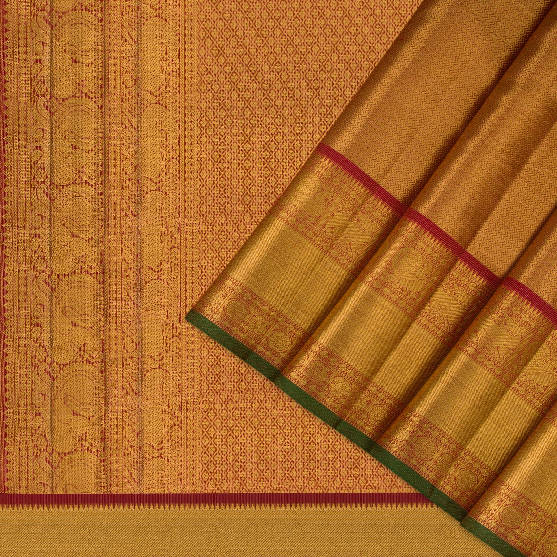 Kanakavalli Kanjivaram Silk Sari 23-110-HS001-02146 - Cover View