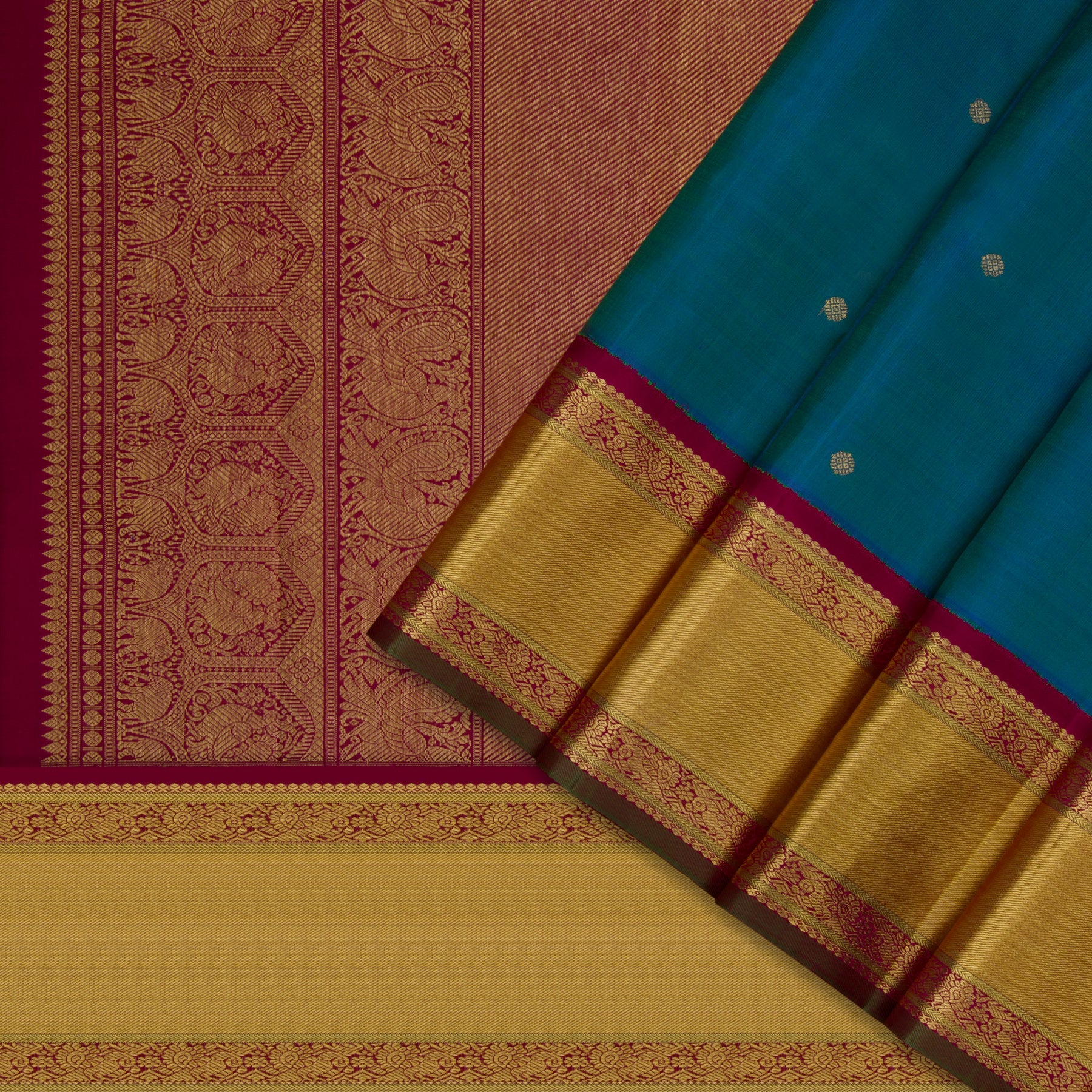 Kanakavalli Kanjivaram Silk Sari 23-110-HS001-02168 - Cover View