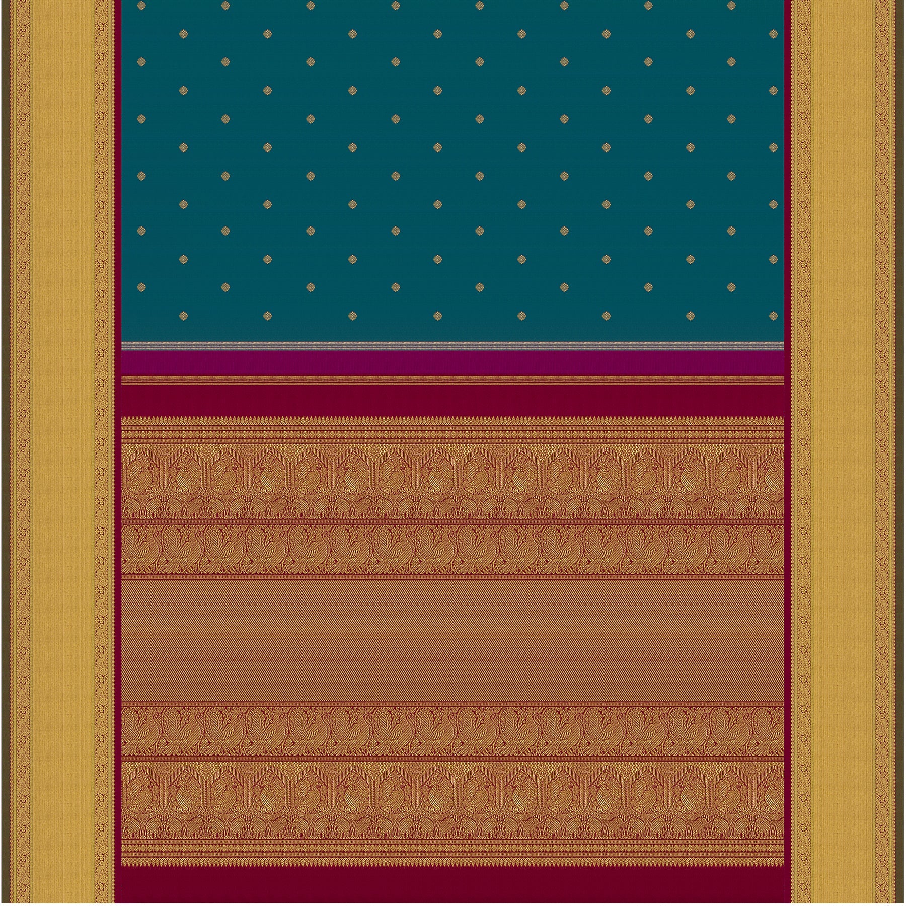 Kanakavalli Kanjivaram Silk Sari 23-110-HS001-02168 - Full View