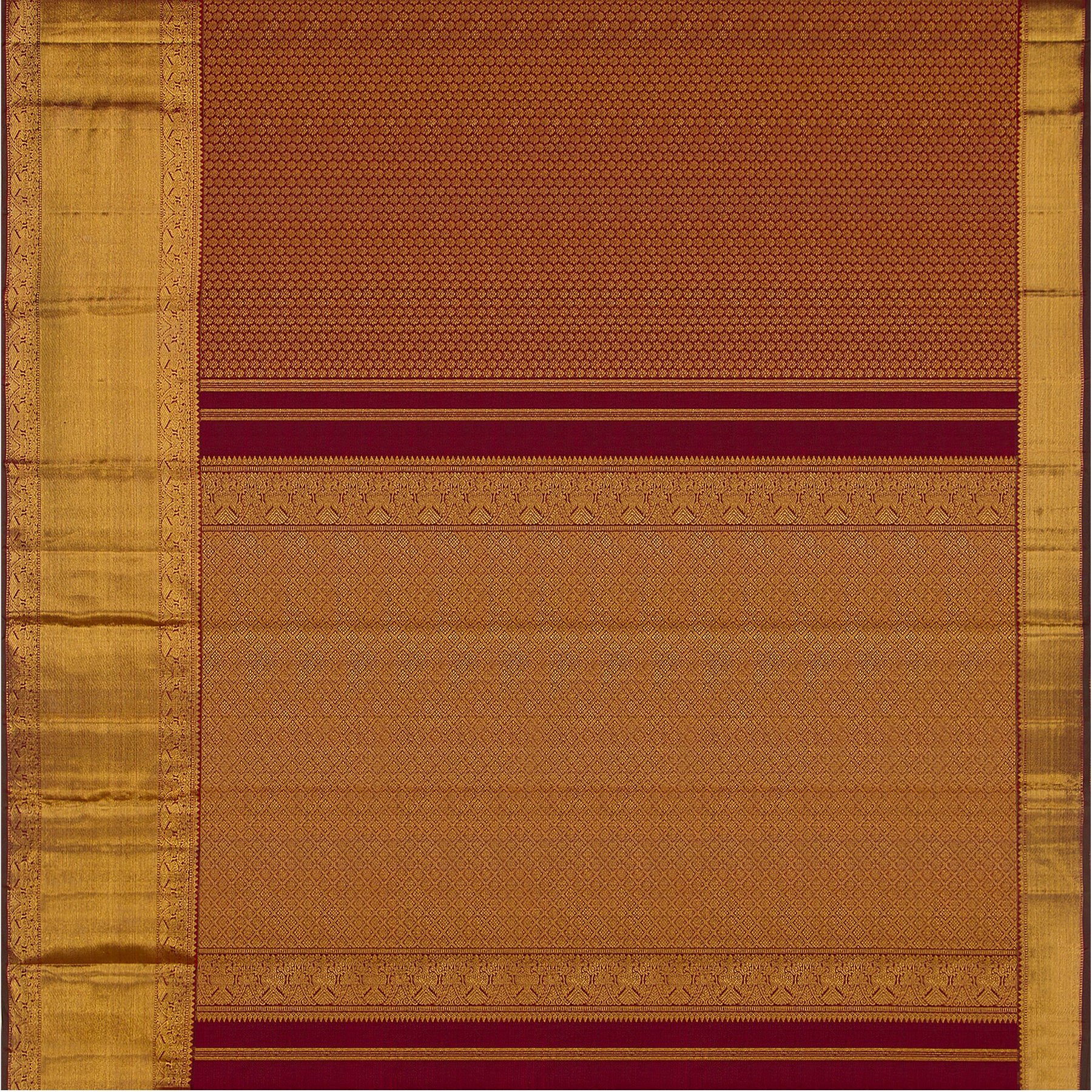 Kanakavalli Kanjivaram Silk Sari 23-110-HS001-02173 - Full View