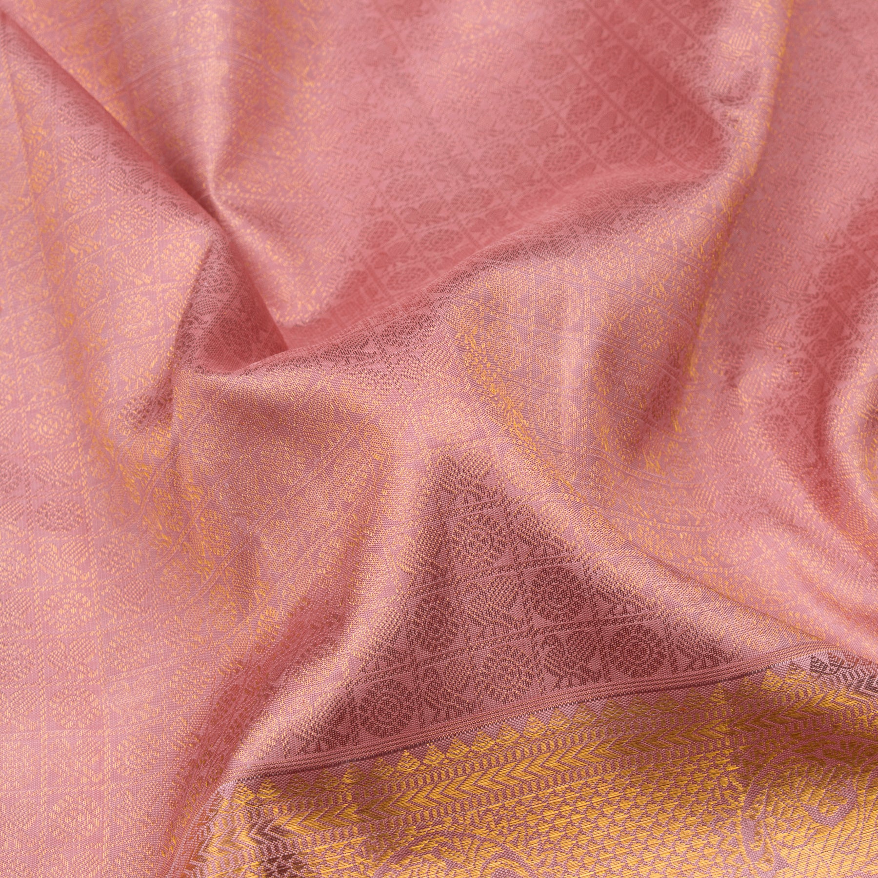 Kanakavalli Kanjivaram Silk Sari 23-110-HS001-02175 - Fabric View