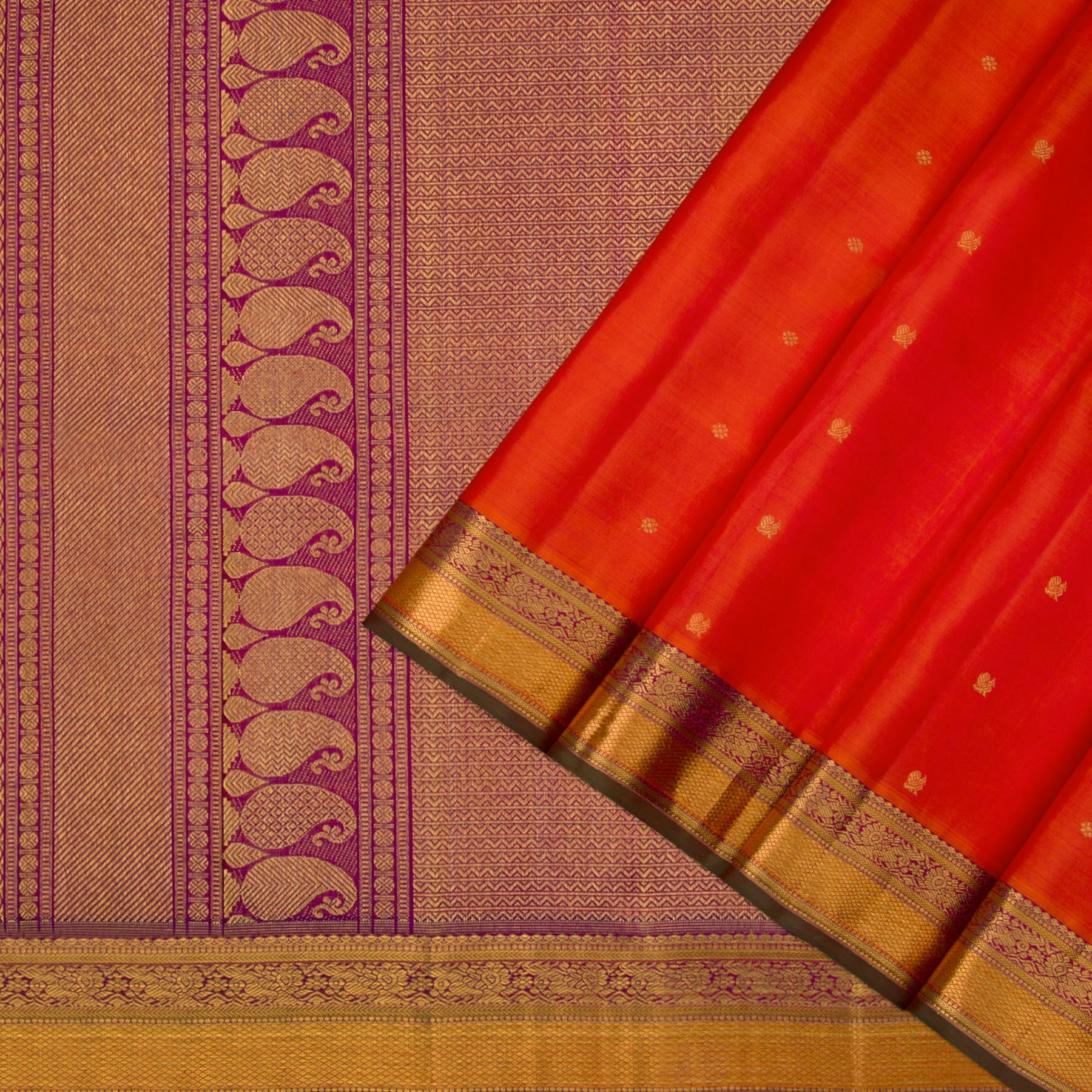 Kanakavalli Kanjivaram Silk Sari 23-110-HS001-02183 - Cover View