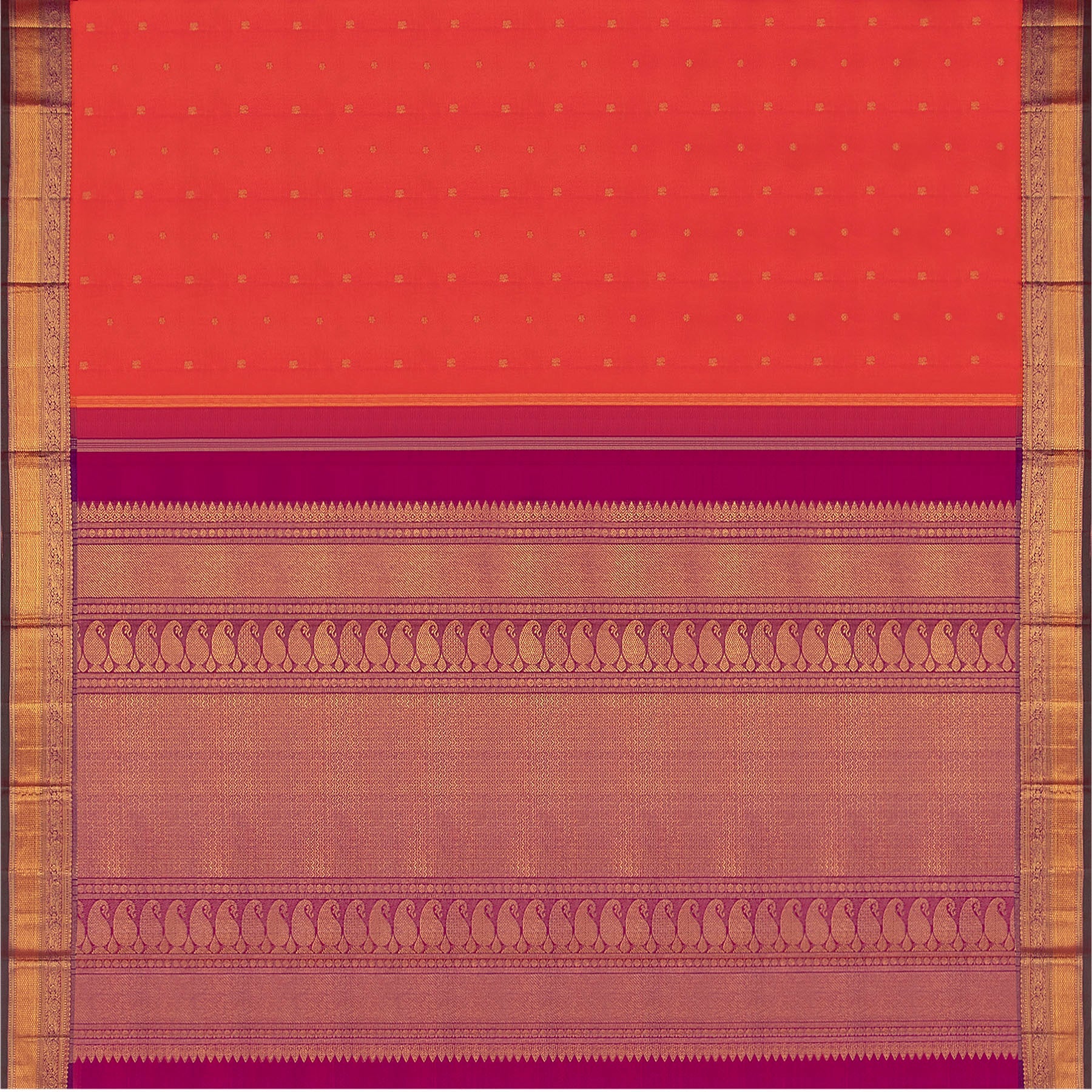 Kanakavalli Kanjivaram Silk Sari 23-110-HS001-02183 - Full View