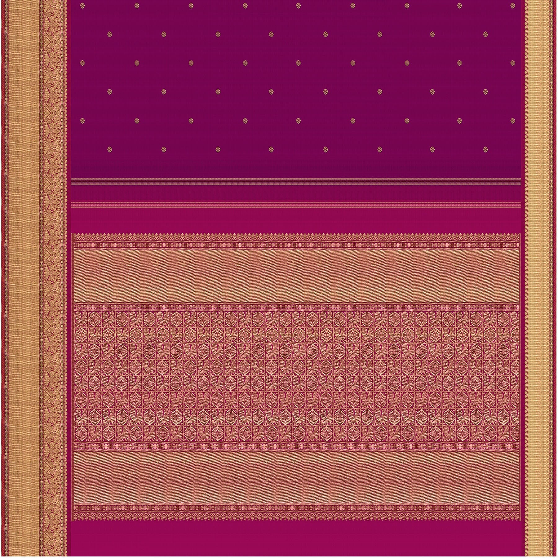 Kanakavalli Kanjivaram Silk Sari 23-110-HS001-02186 - Full View