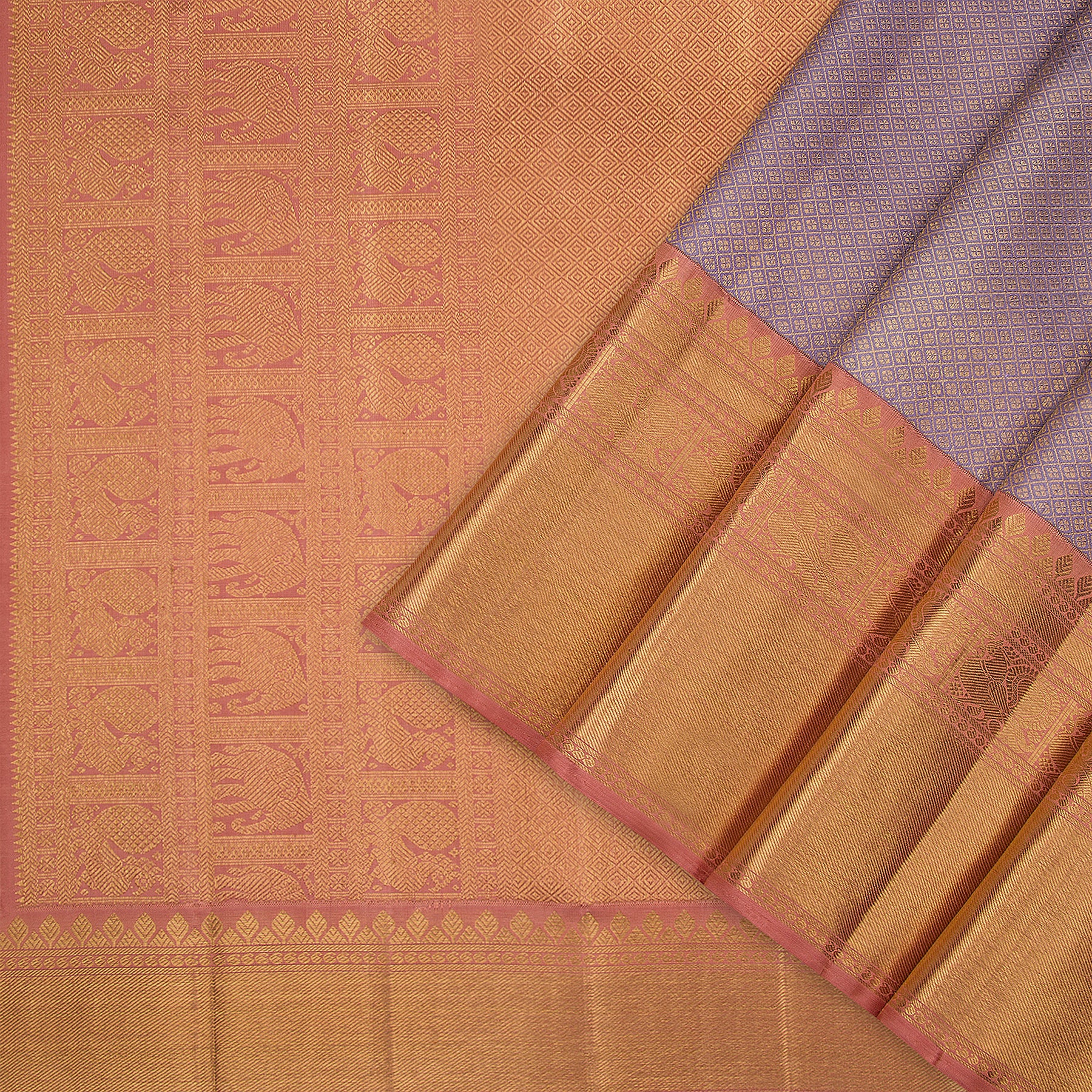 Kanakavalli Kanjivaram Silk Sari 23-110-HS001-02969 - Cover View