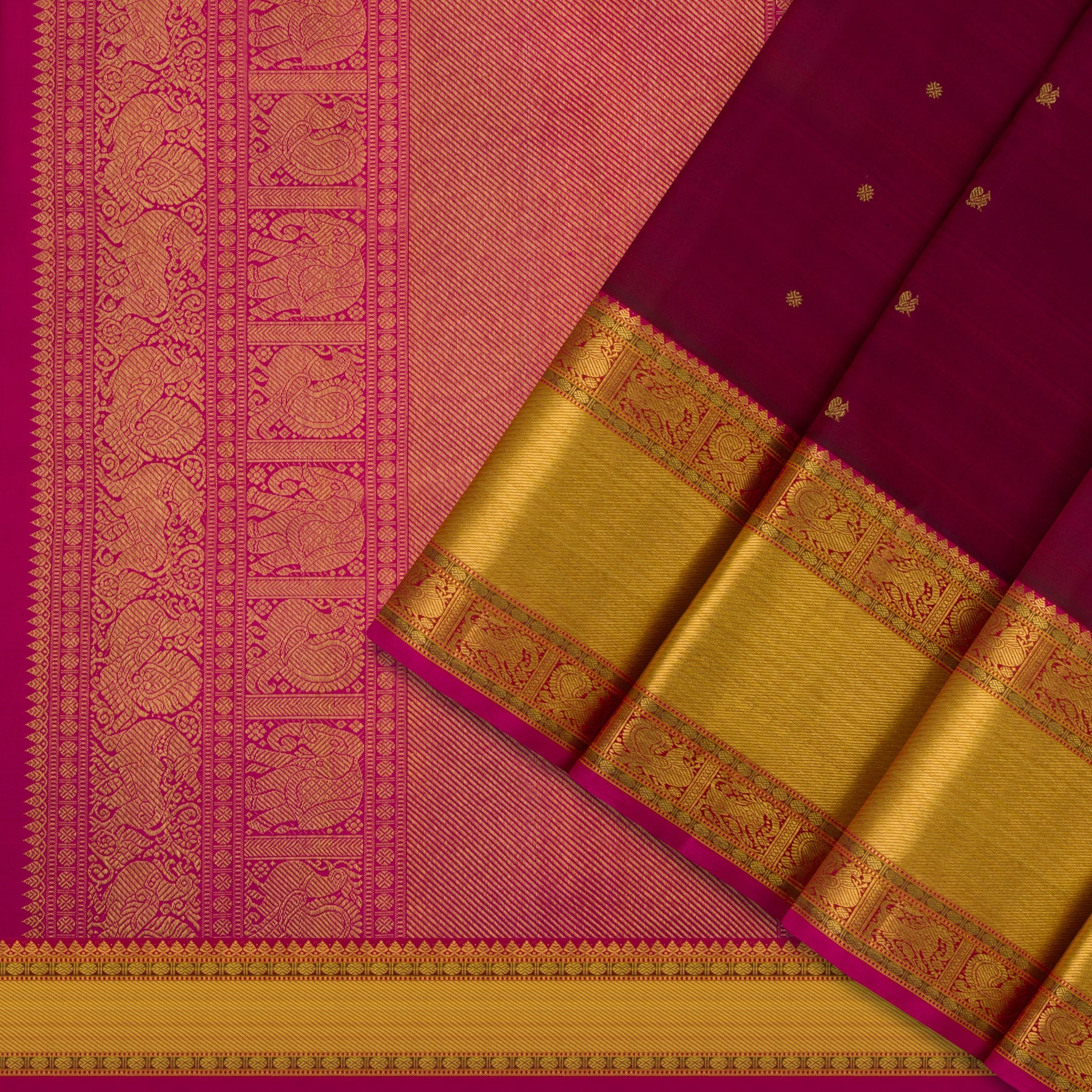 Kanakavalli Kanjivaram Silk Sari 23-110-HS001-02975 - Cover View