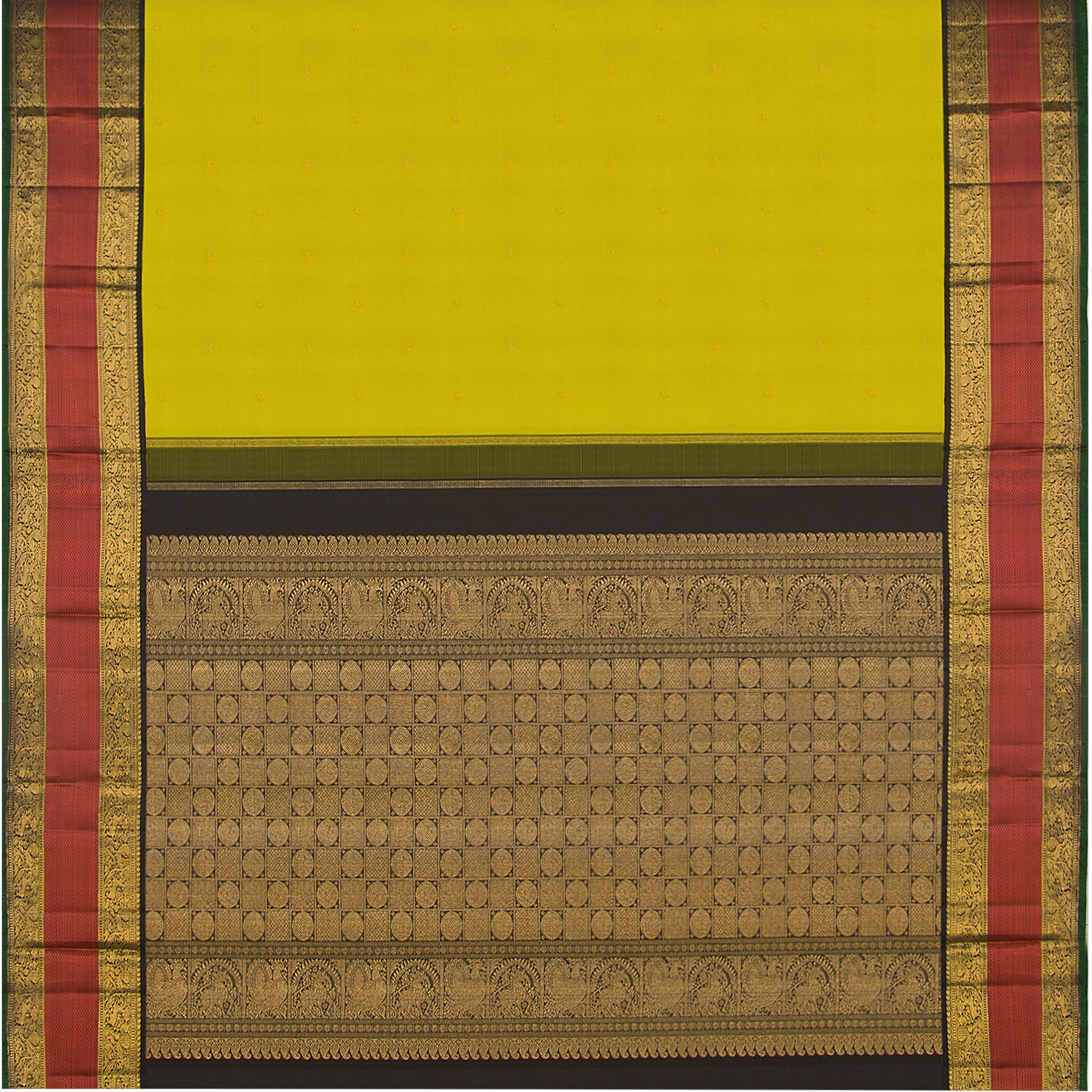 Kanakavalli Kanjivaram Silk Sari 23-110-HS001-02980 - Full View
