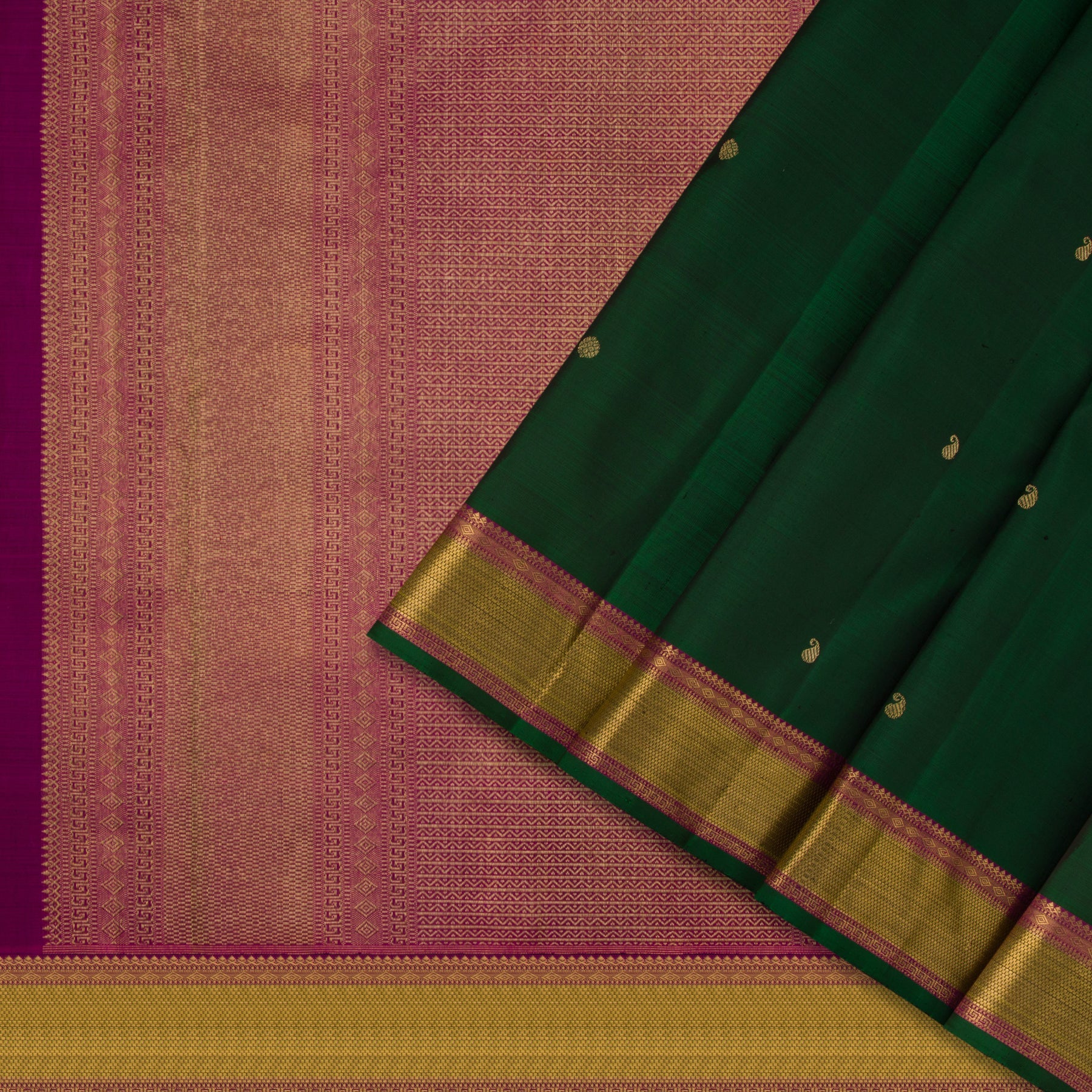 Kanakavalli Kanjivaram Silk Sari 23-110-HS001-02987 - Cover View