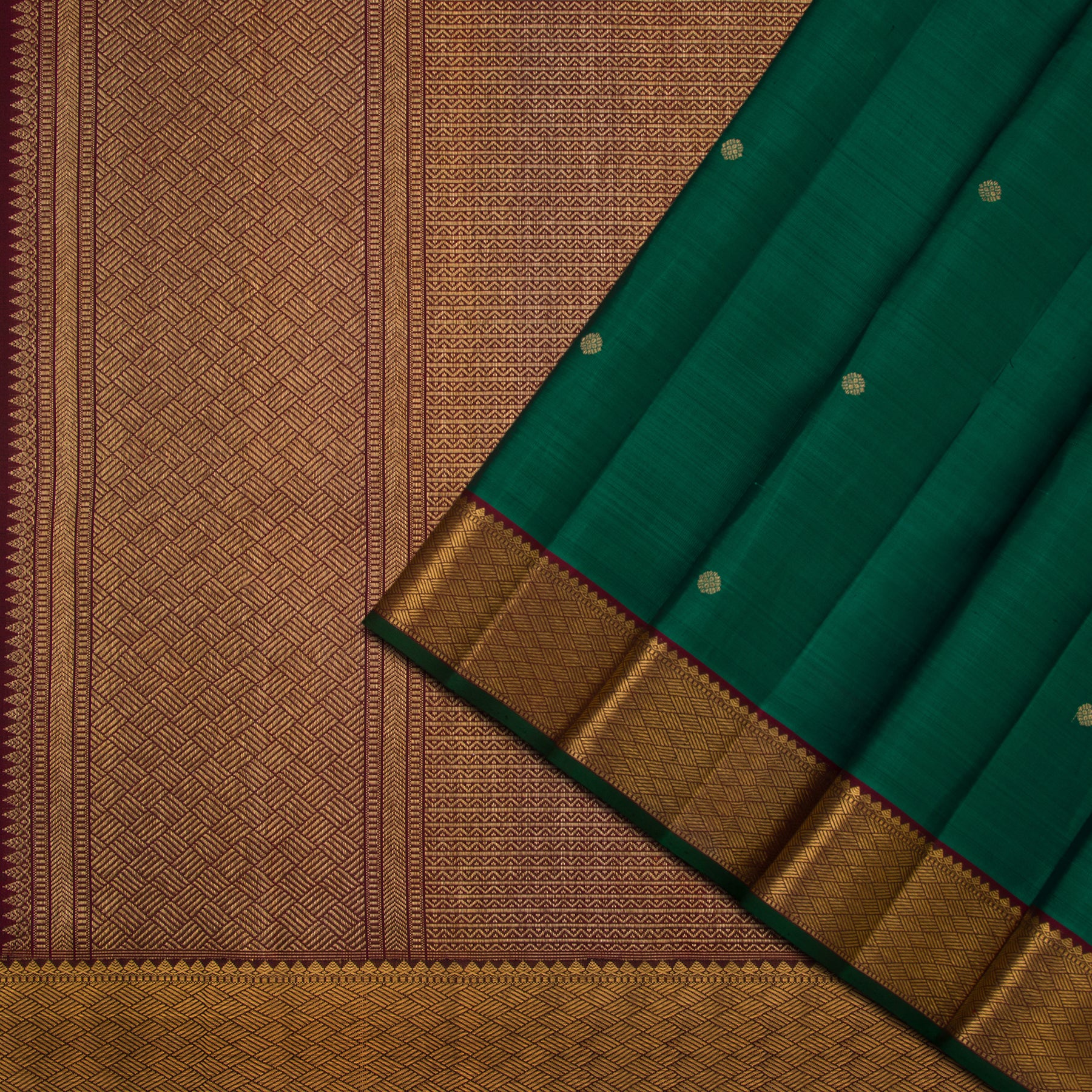 Kanakavalli Kanjivaram Silk Sari 23-110-HS001-02988 - Cover View