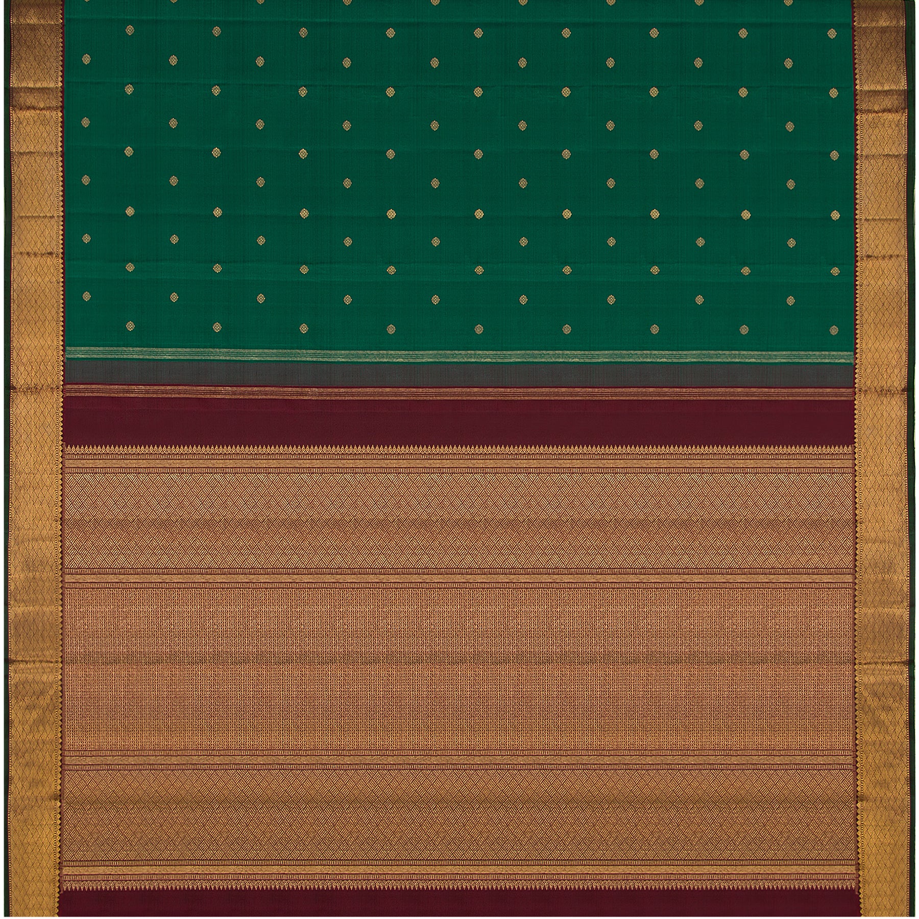 Kanakavalli Kanjivaram Silk Sari 23-110-HS001-02988 - Full View