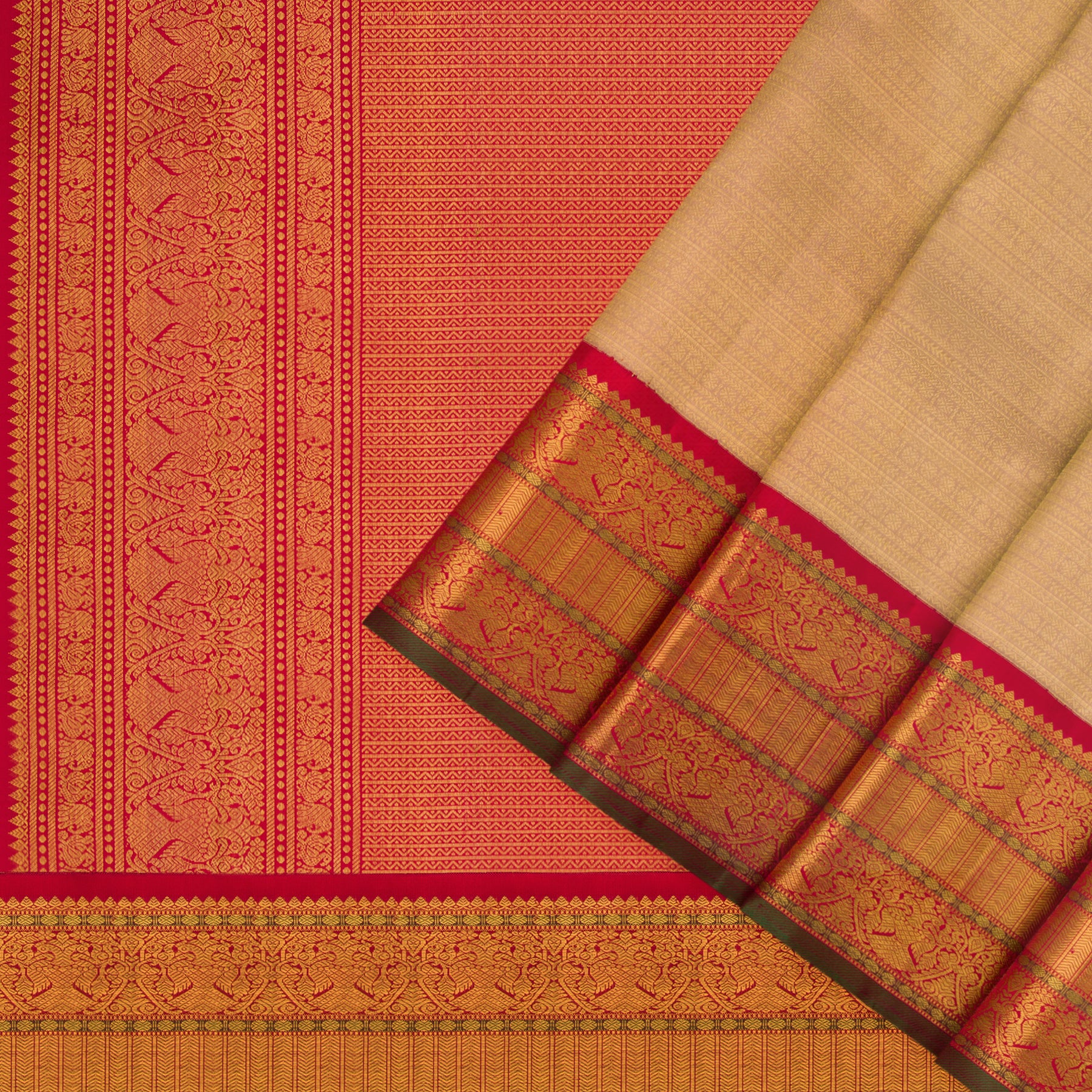 Kanakavalli Kanjivaram Silk Sari 23-110-HS001-02990 - Cover View