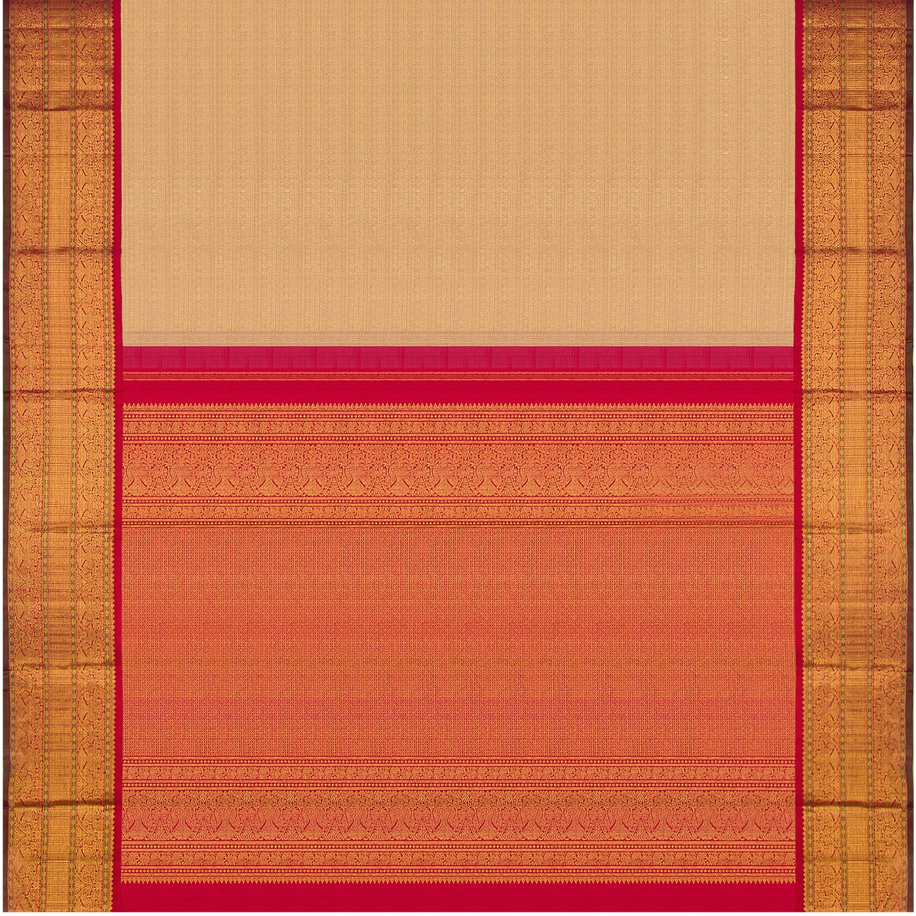 Kanakavalli Kanjivaram Silk Sari 23-110-HS001-02990 - Full View