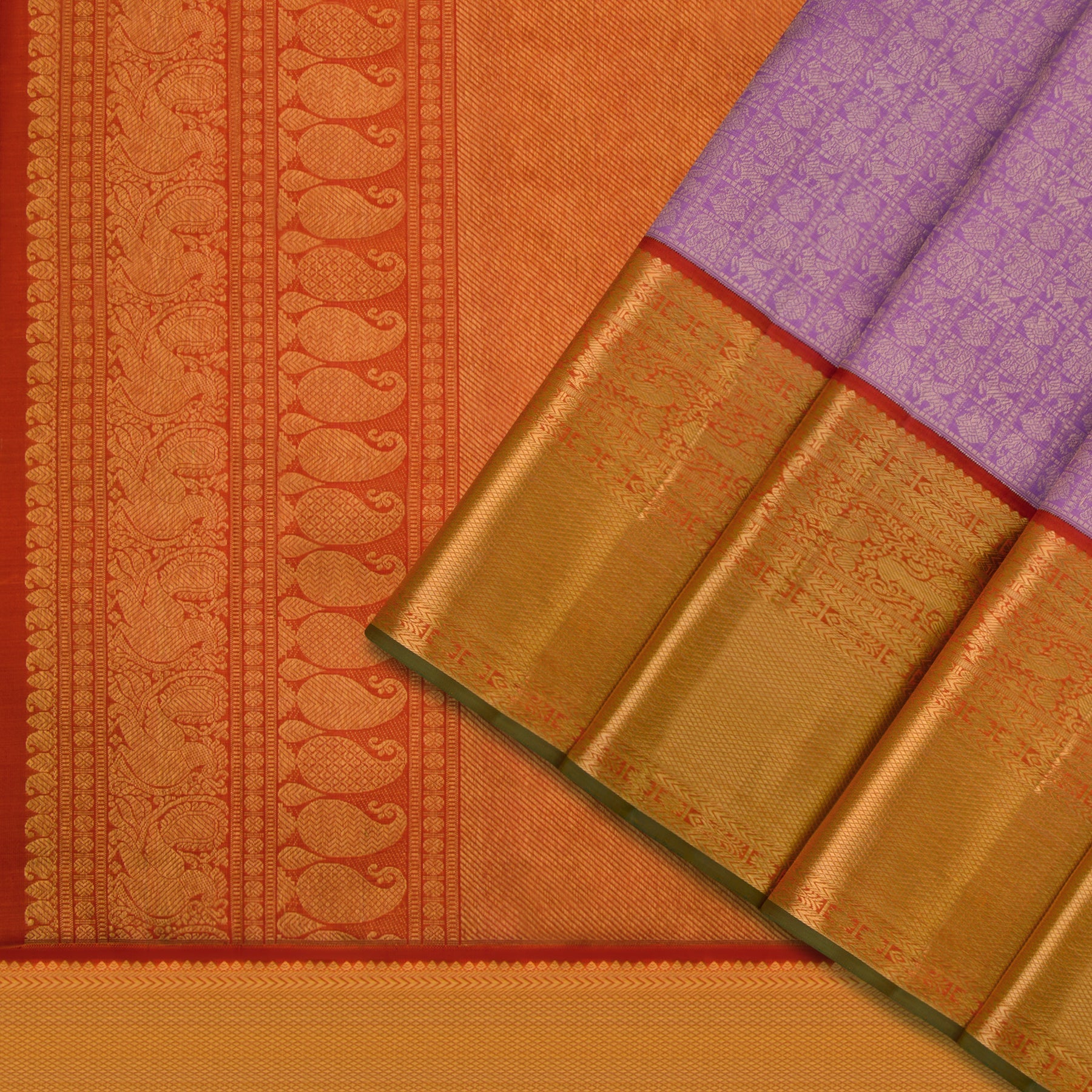 Kanakavalli Kanjivaram Silk Sari 23-110-HS001-02991 - Cover View