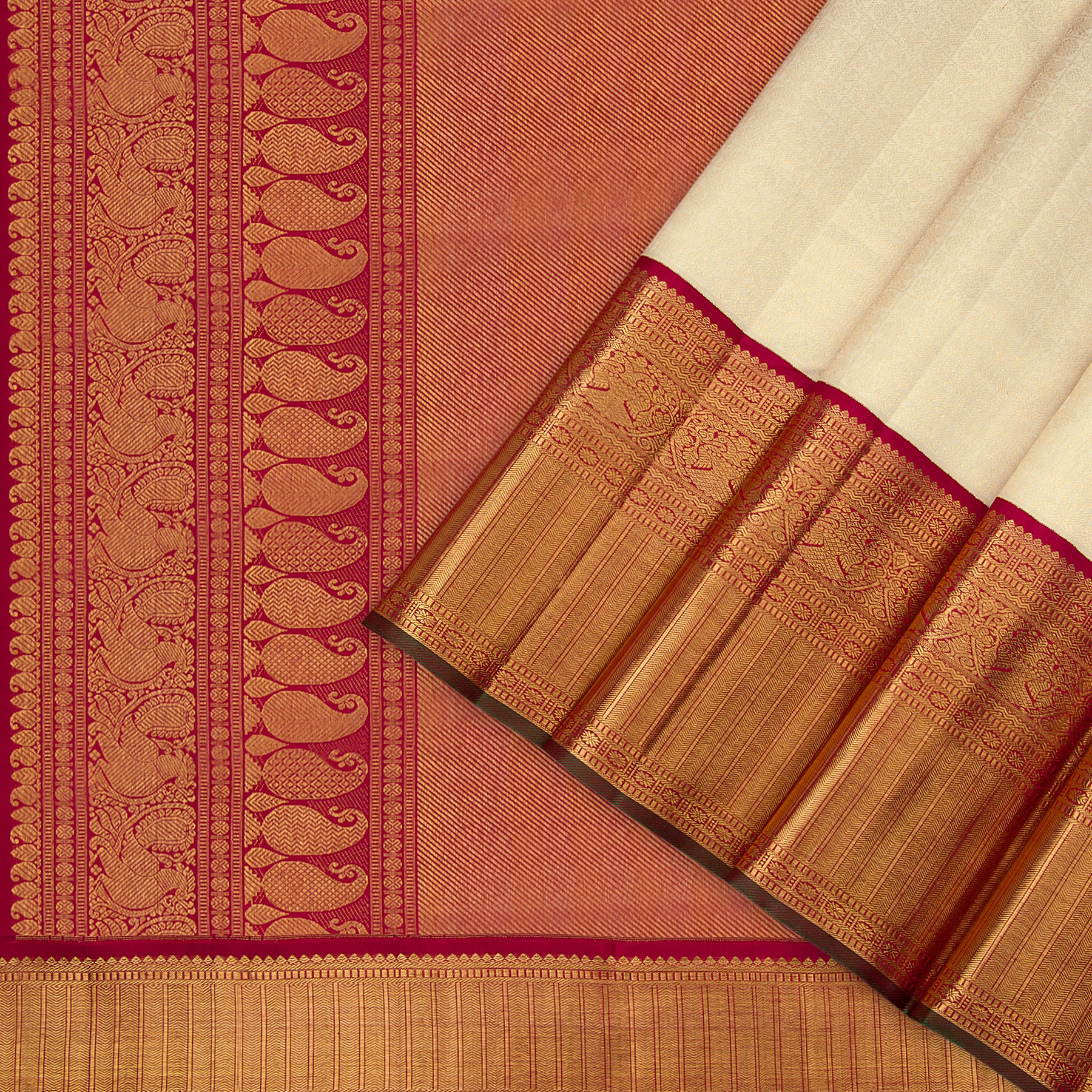 Kanakavalli Kanjivaram Silk Sari 23-110-HS001-02992 - Cover View