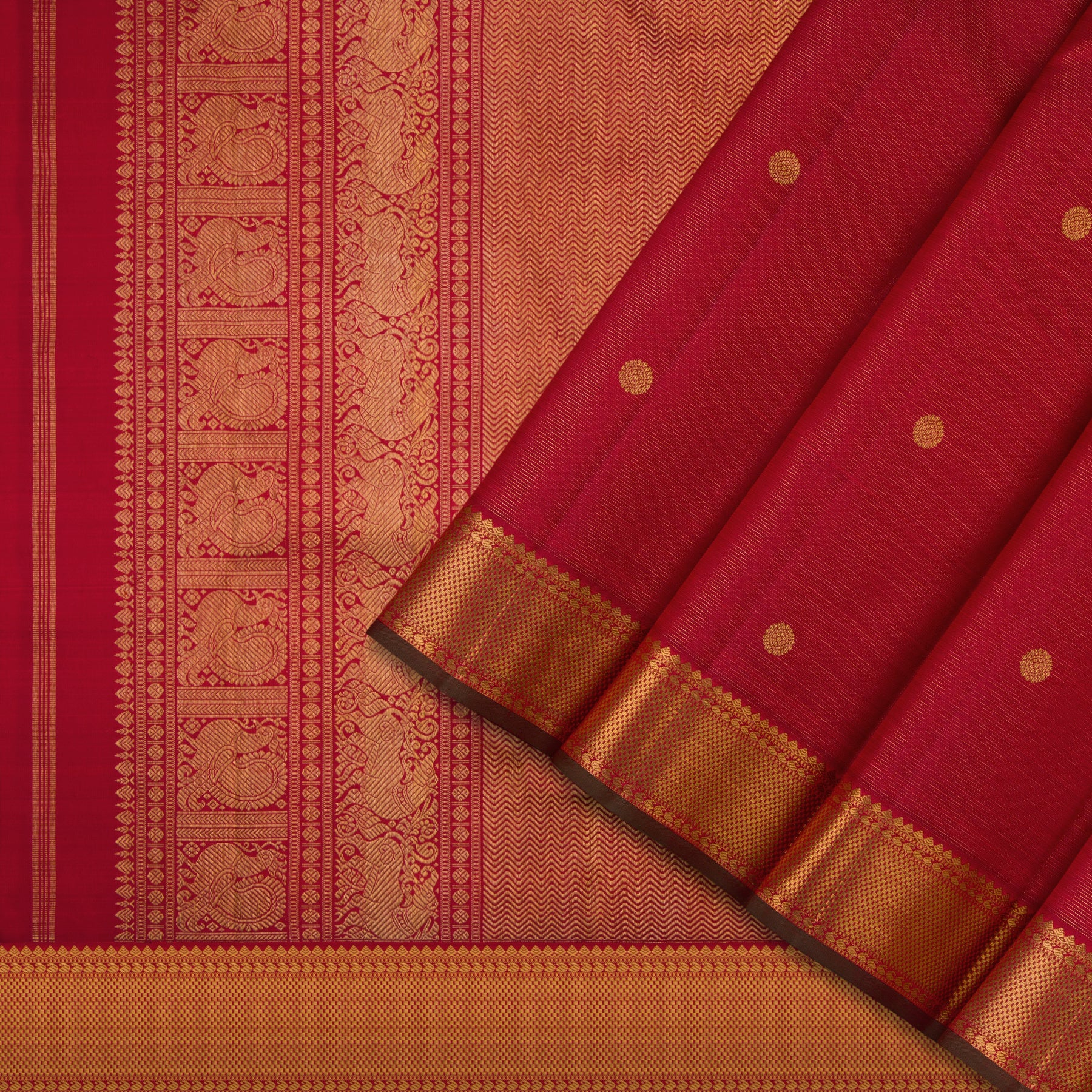 Kanakavalli Kanjivaram Silk Sari 23-110-HS001-03009 - Cover View