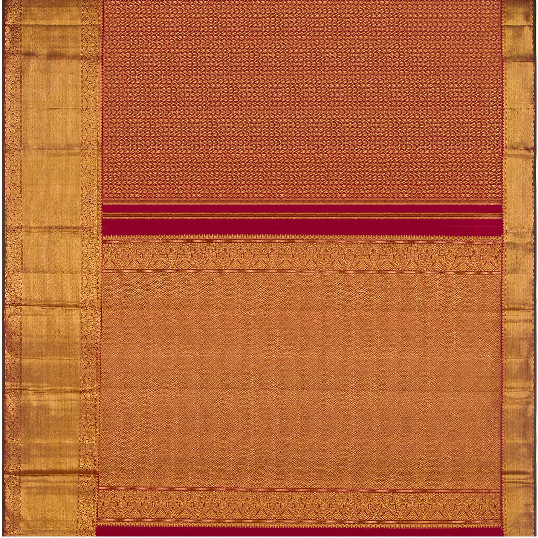 Kanakavalli Kanjivaram Silk Sari 23-110-HS001-03020 - Full View