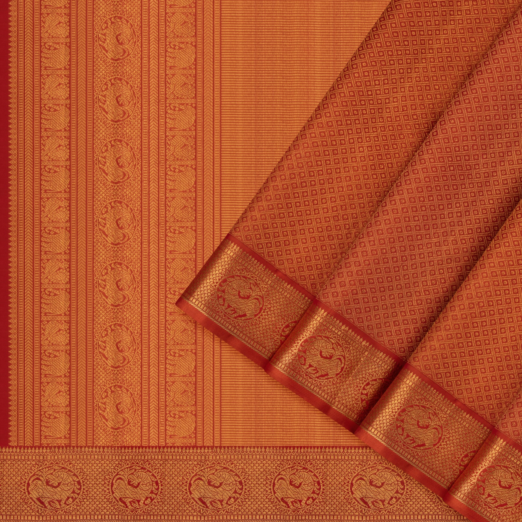 Kanakavalli Kanjivaram Silk Sari 23-110-HS001-03747 - Cover View