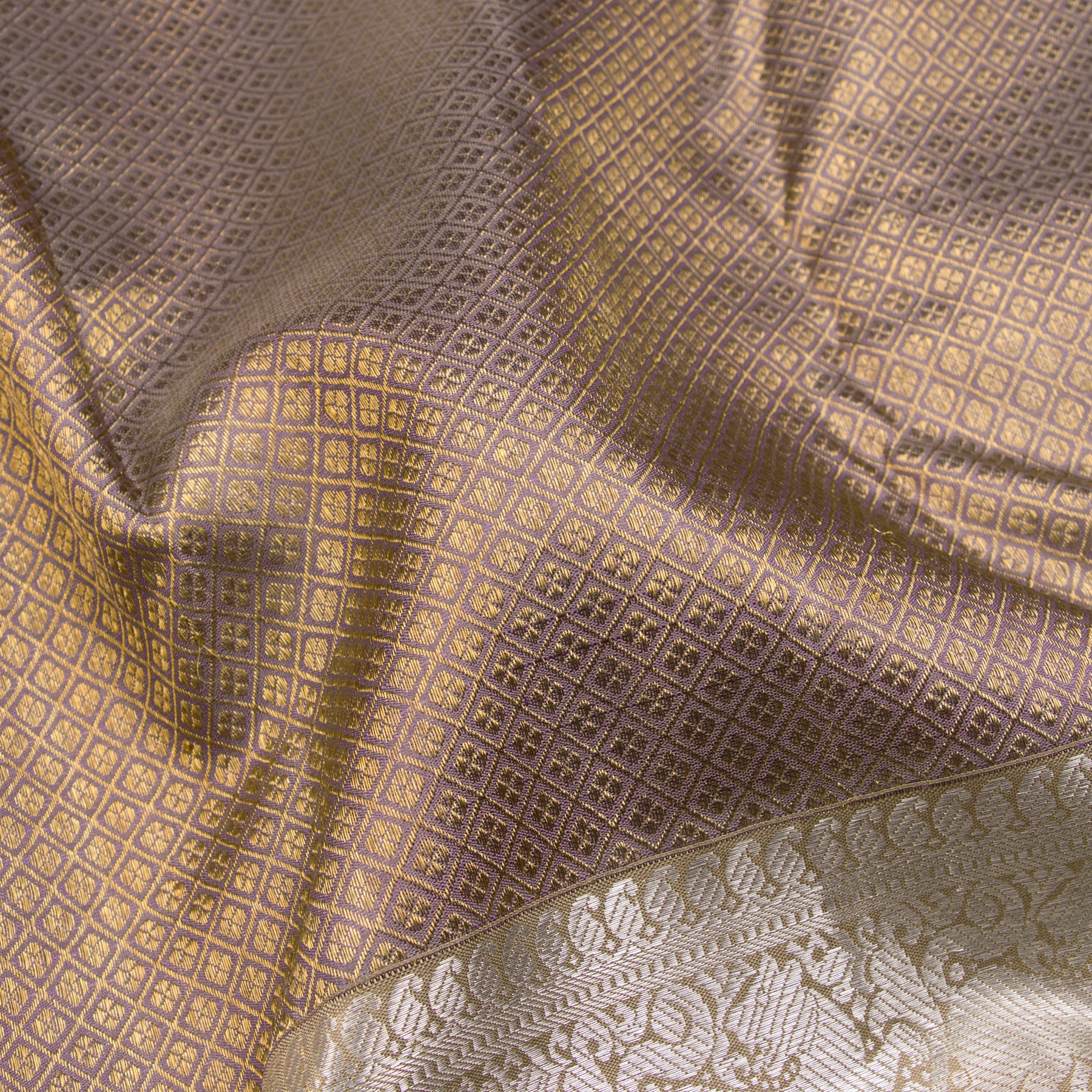 Kanakavalli Kanjivaram Silk Sari 23-110-HS001-03750 - Fabric View